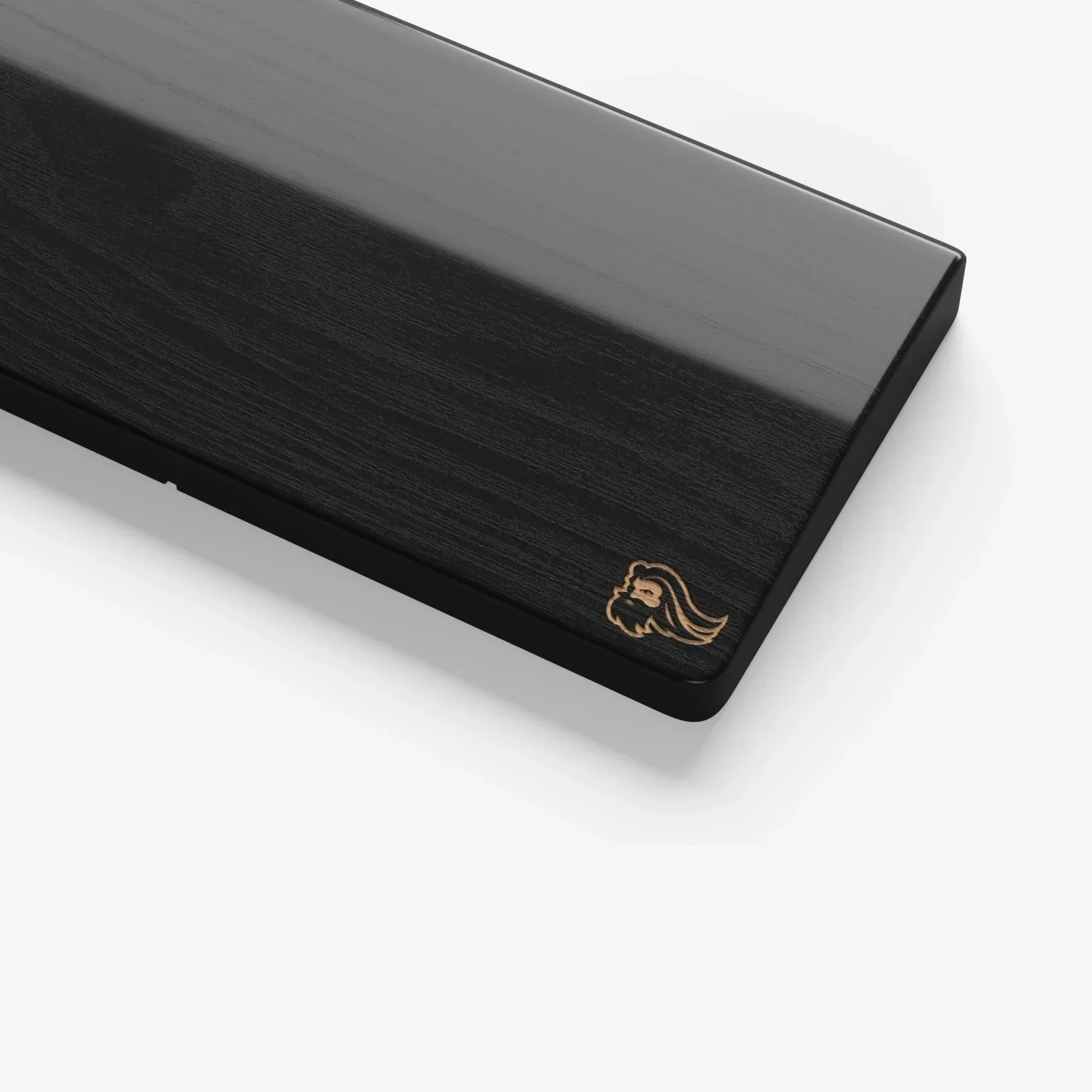 Glorious Wooden Keyboard Wrist Rest Ergonomic Black - Image 2