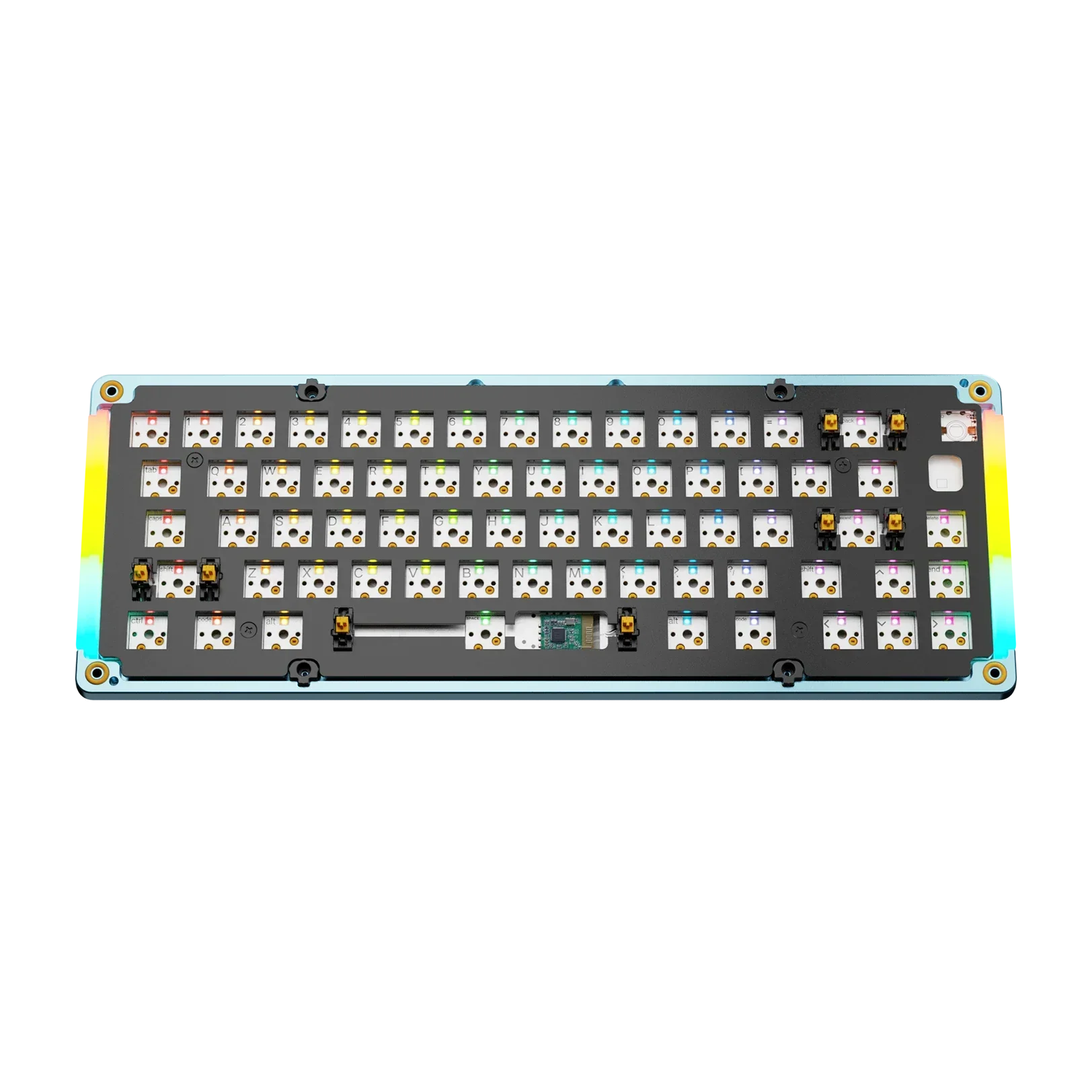 GMMK 3 Bottom Case Metal Arctic Blue 65 - Image 5