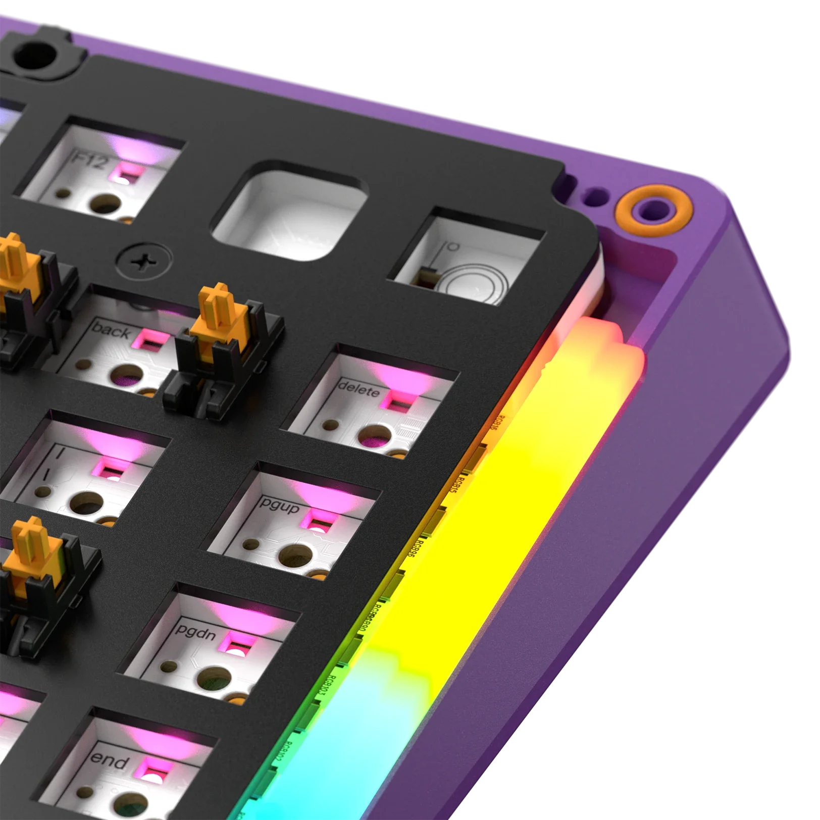 GMMK 3 Bottom Case Limited Edition Metal Synth Purple 75 - Image 5