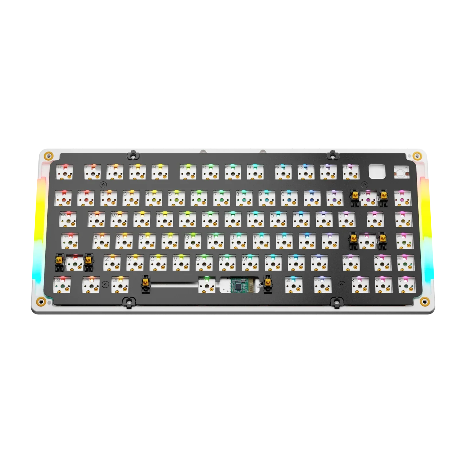GMMK 3 Bottom Case Metal Matte White 75 - Image 4