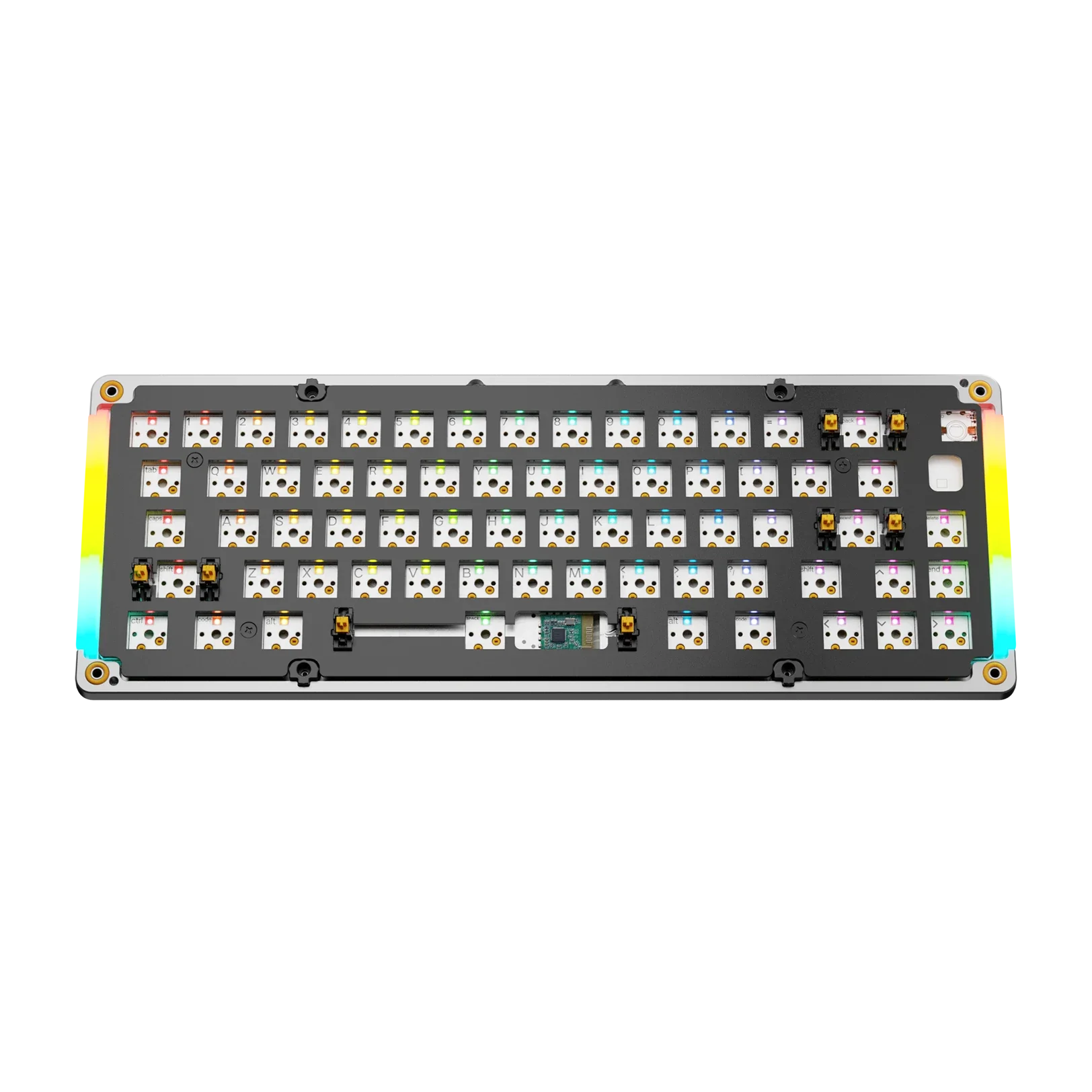 GMMK 3 Bottom Case Metal Silver 65 - Image 4