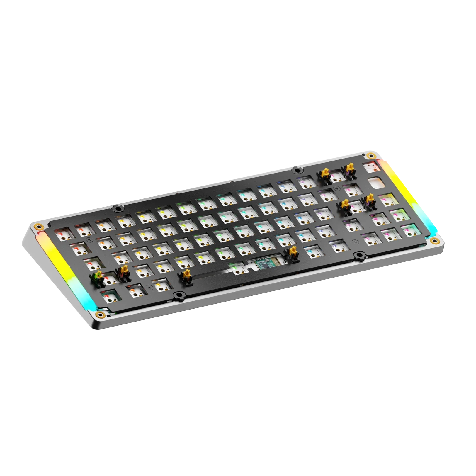 GMMK 3 Bottom Case Metal Silver 65 - Image 5