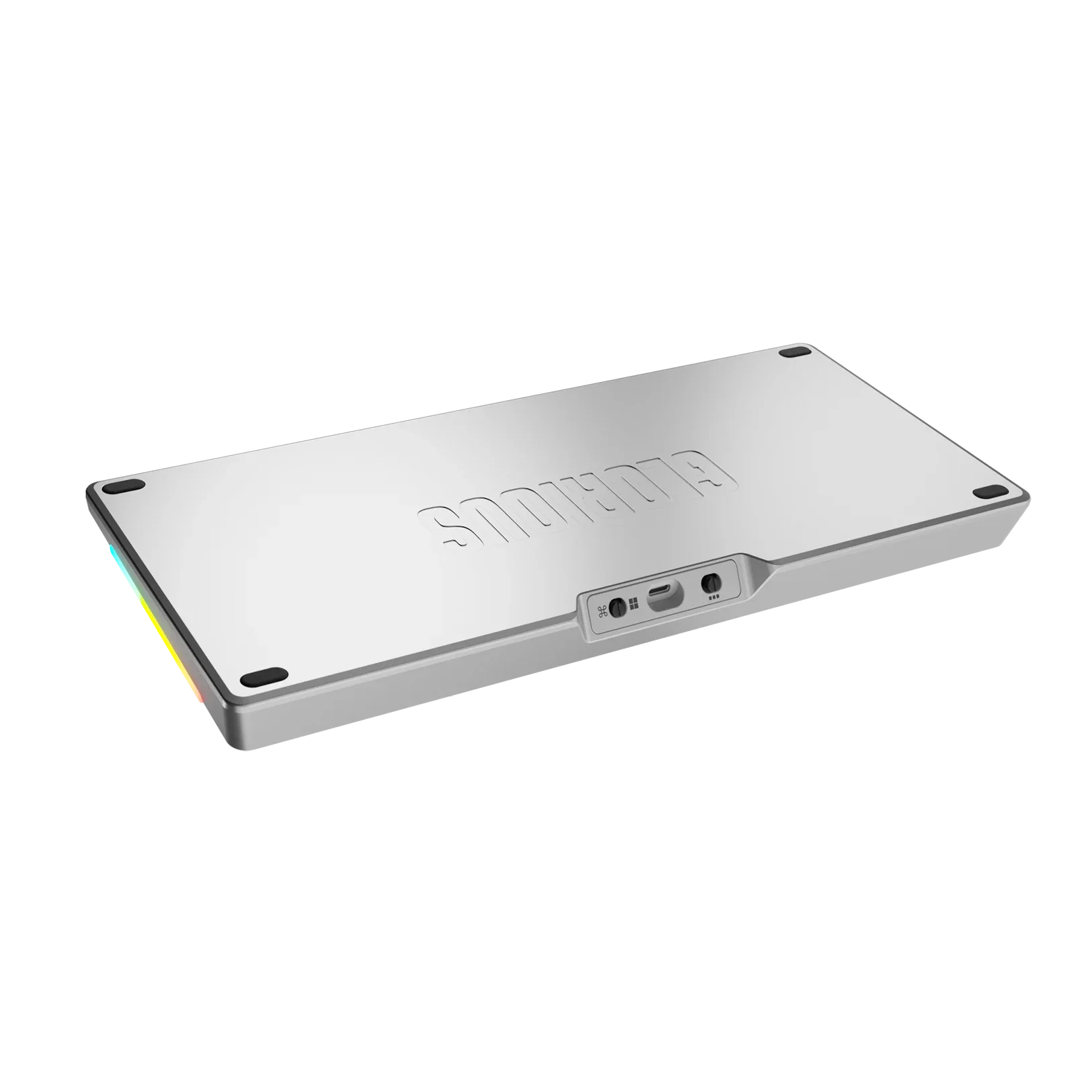 GMMK 3 Bottom Case Metal Silver 75