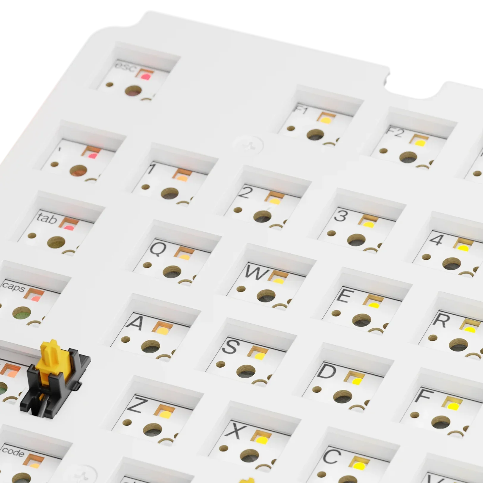 GMMK 3 Switch Plate 100% FR4 White ANSI