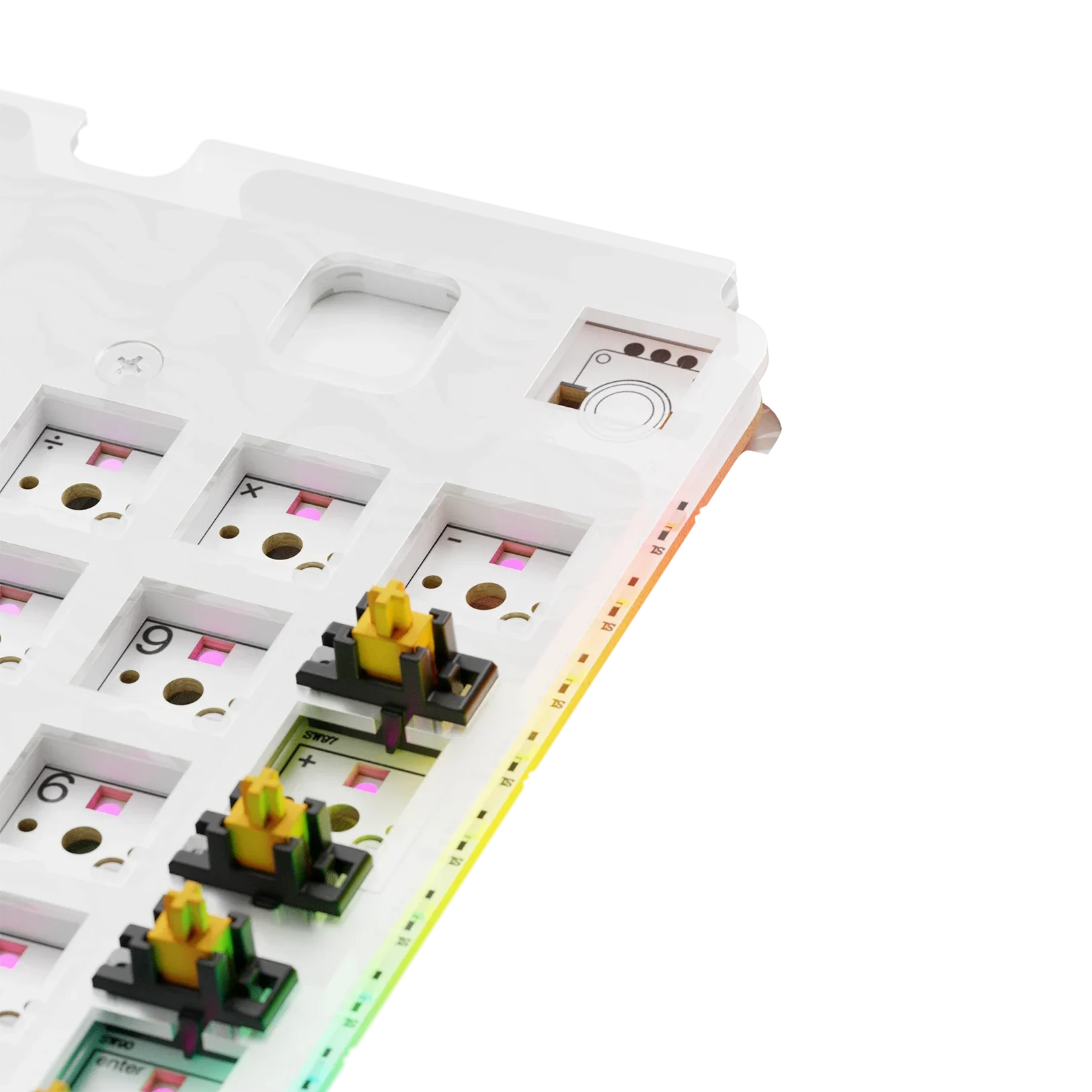 GMMK 3 Switch Plate 100% Polycarbonate ANSI - Image 2