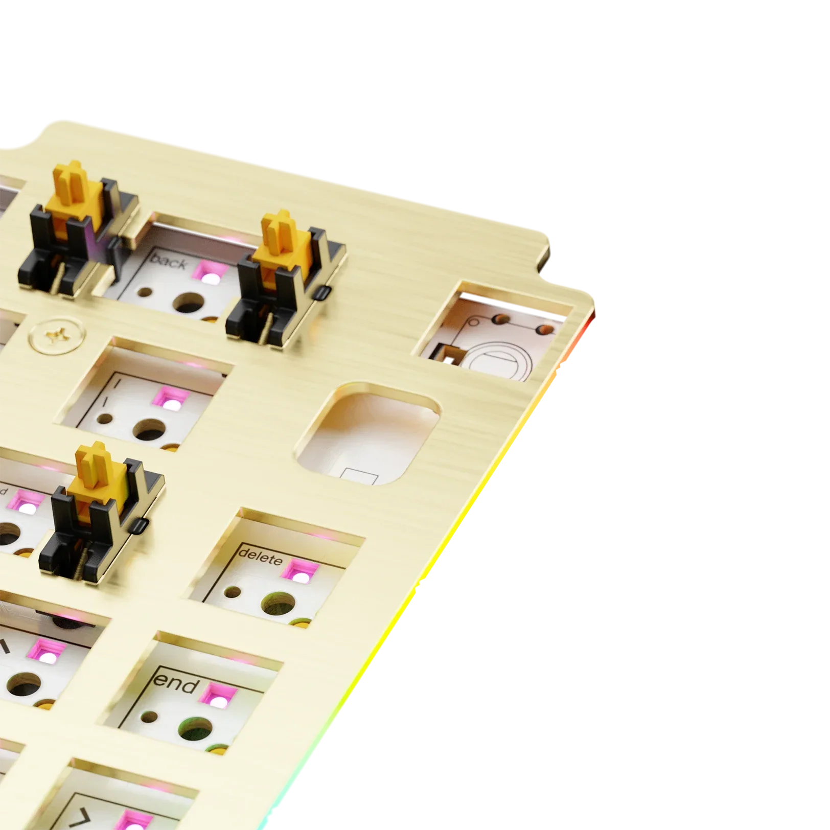GMMK 3 Switch Plate 65% Brass ANSI - Image 2