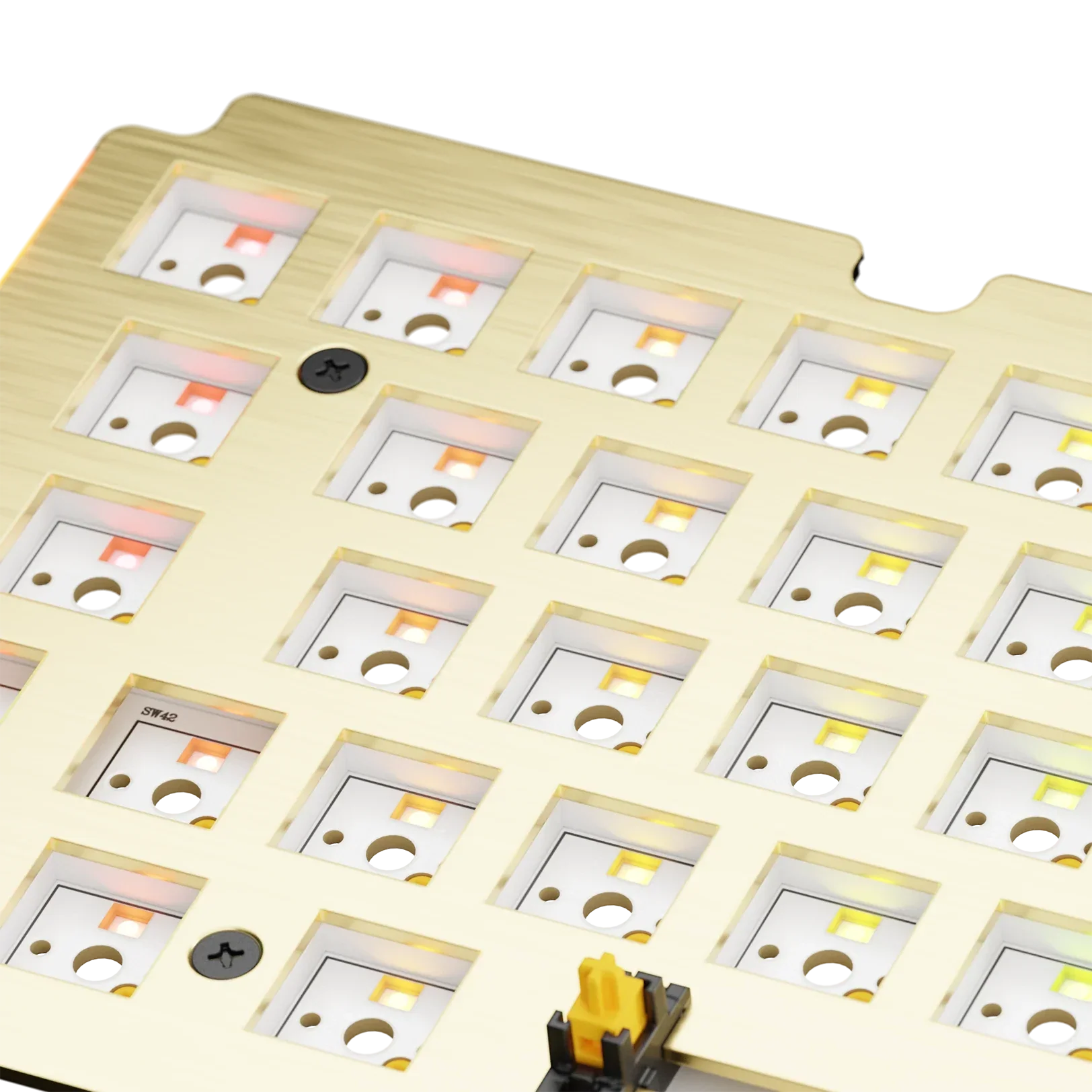 GMMK 3 Switch Plate 65% Brass ISO