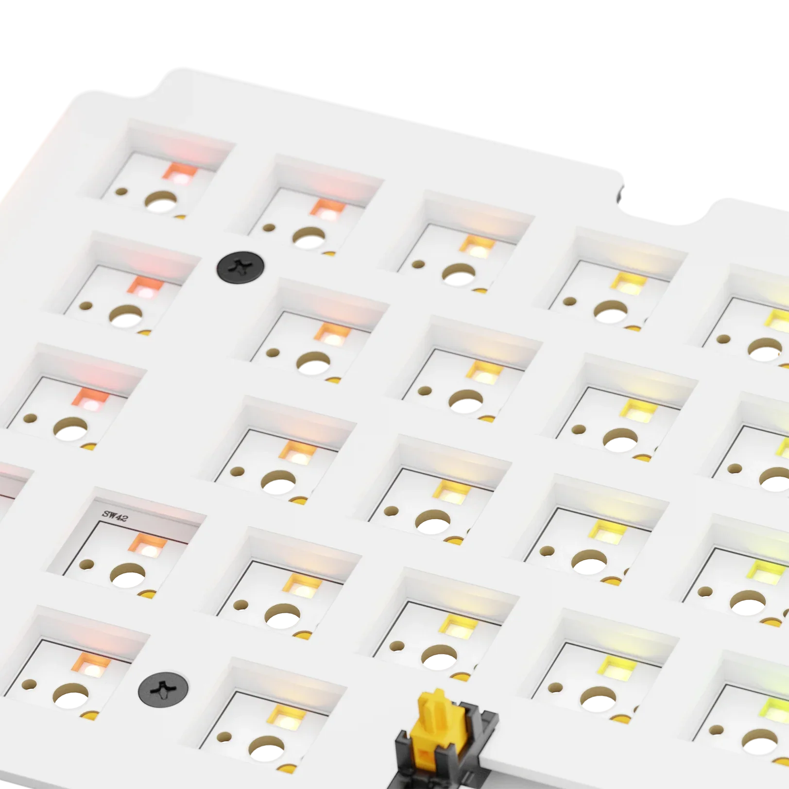 GMMK 3 Switch Plate 65% FR4 White ISO
