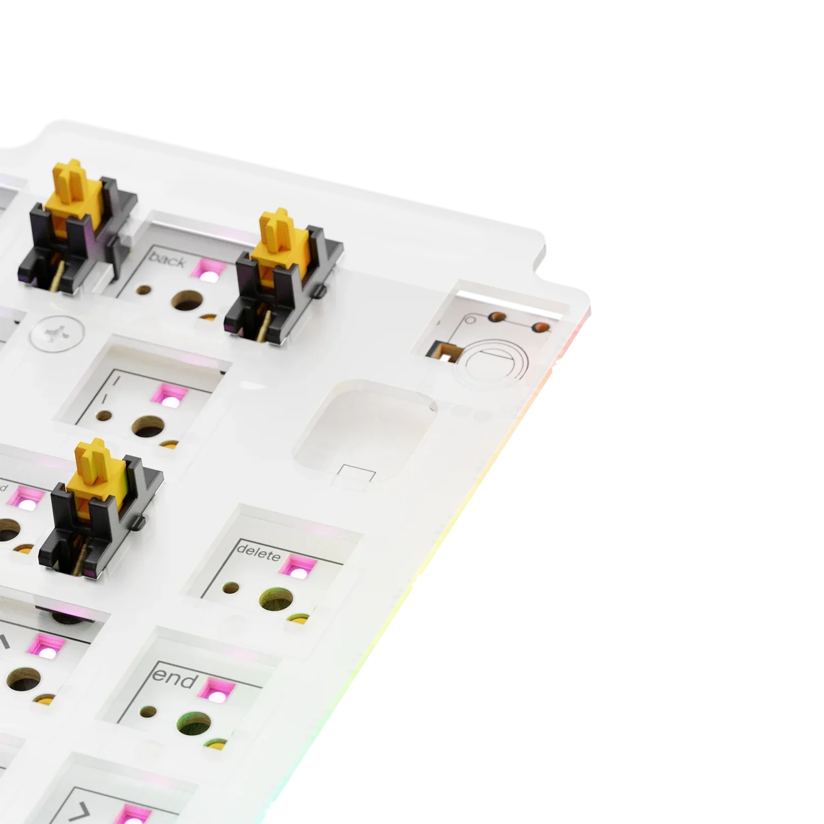 GMMK 3 Switch Plate 65% Polycarbonate ANSI - Image 2