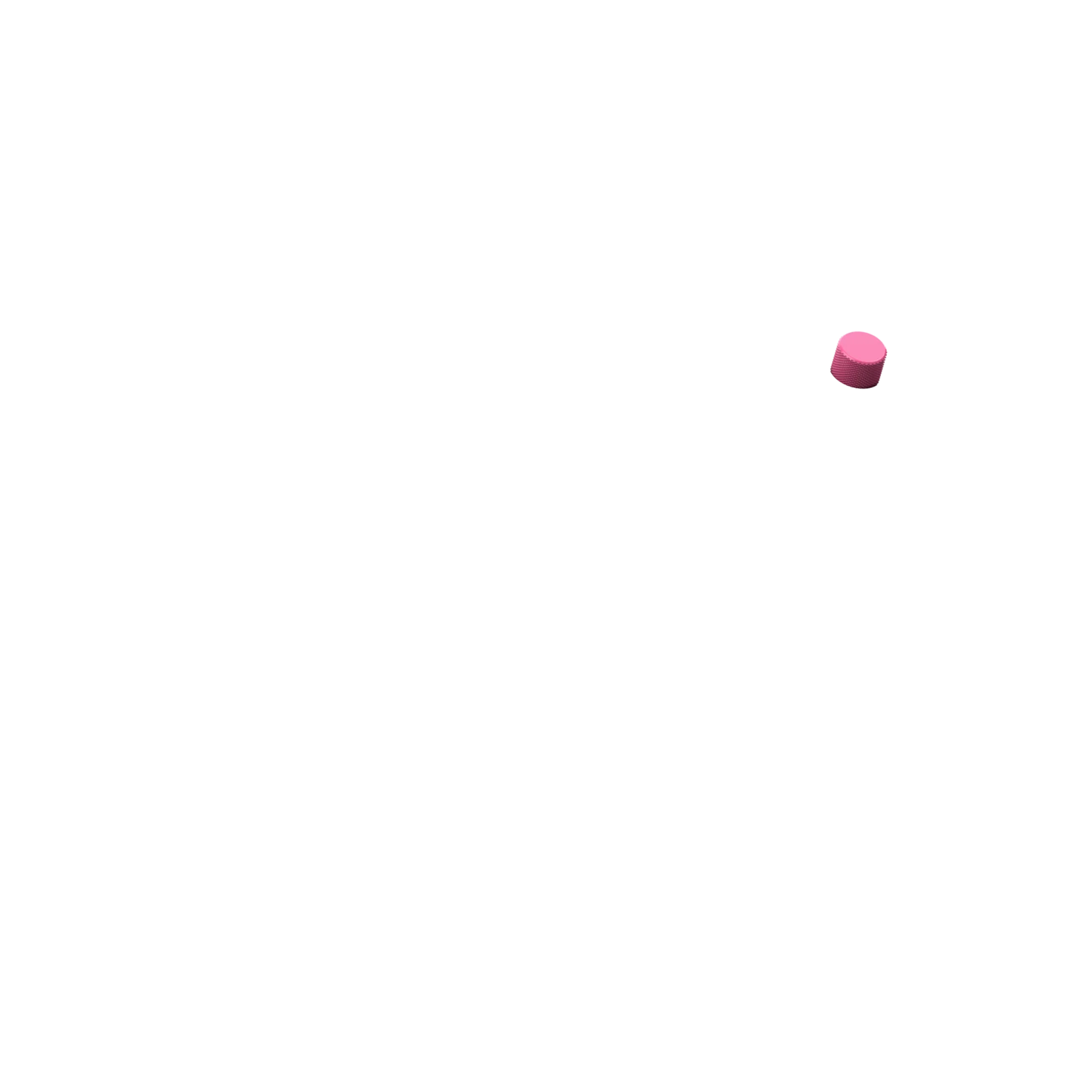 GMMK Rotary Knob Limited Edition Flamingo Pink