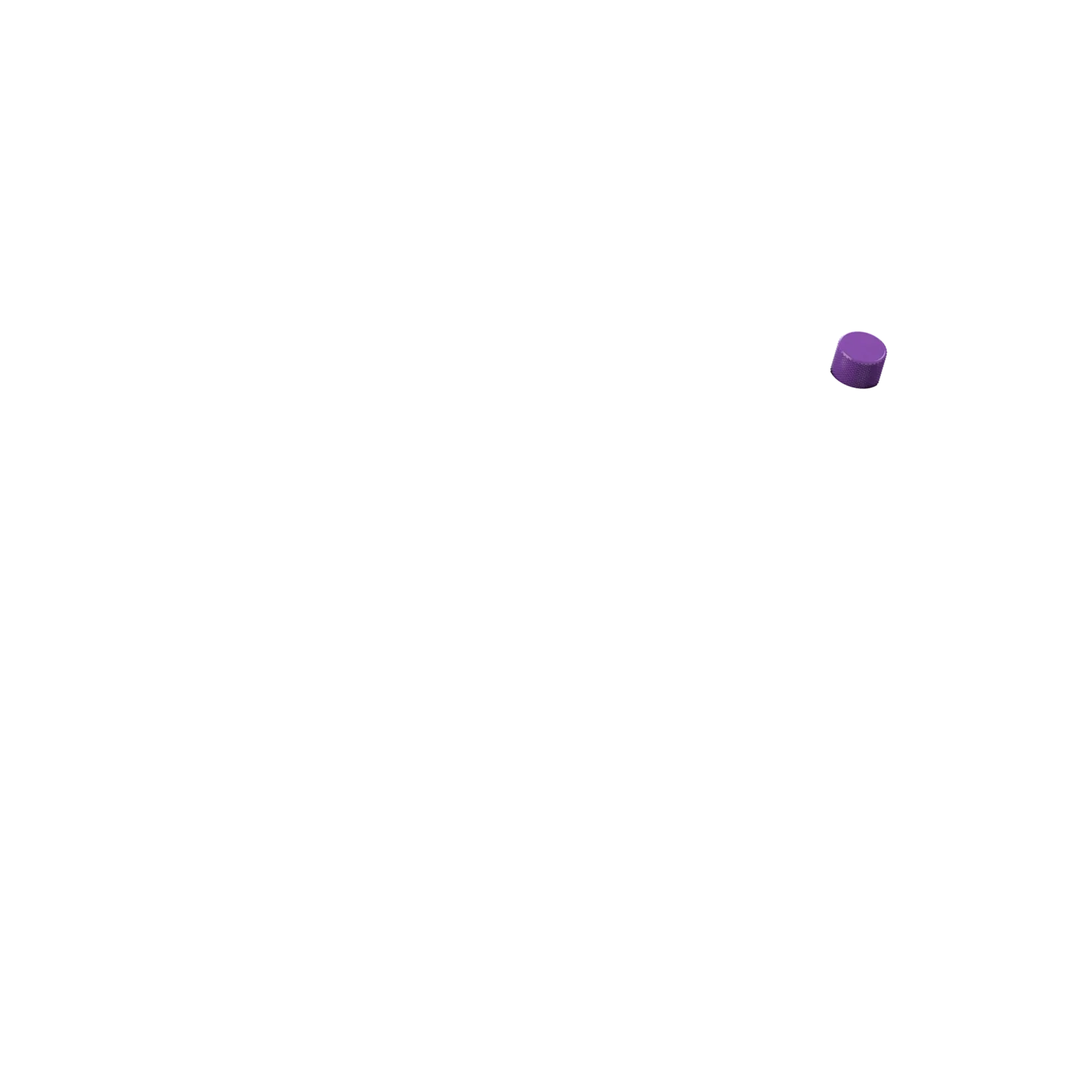 GMMK Rotary Knob Limited Edition Synth Purple