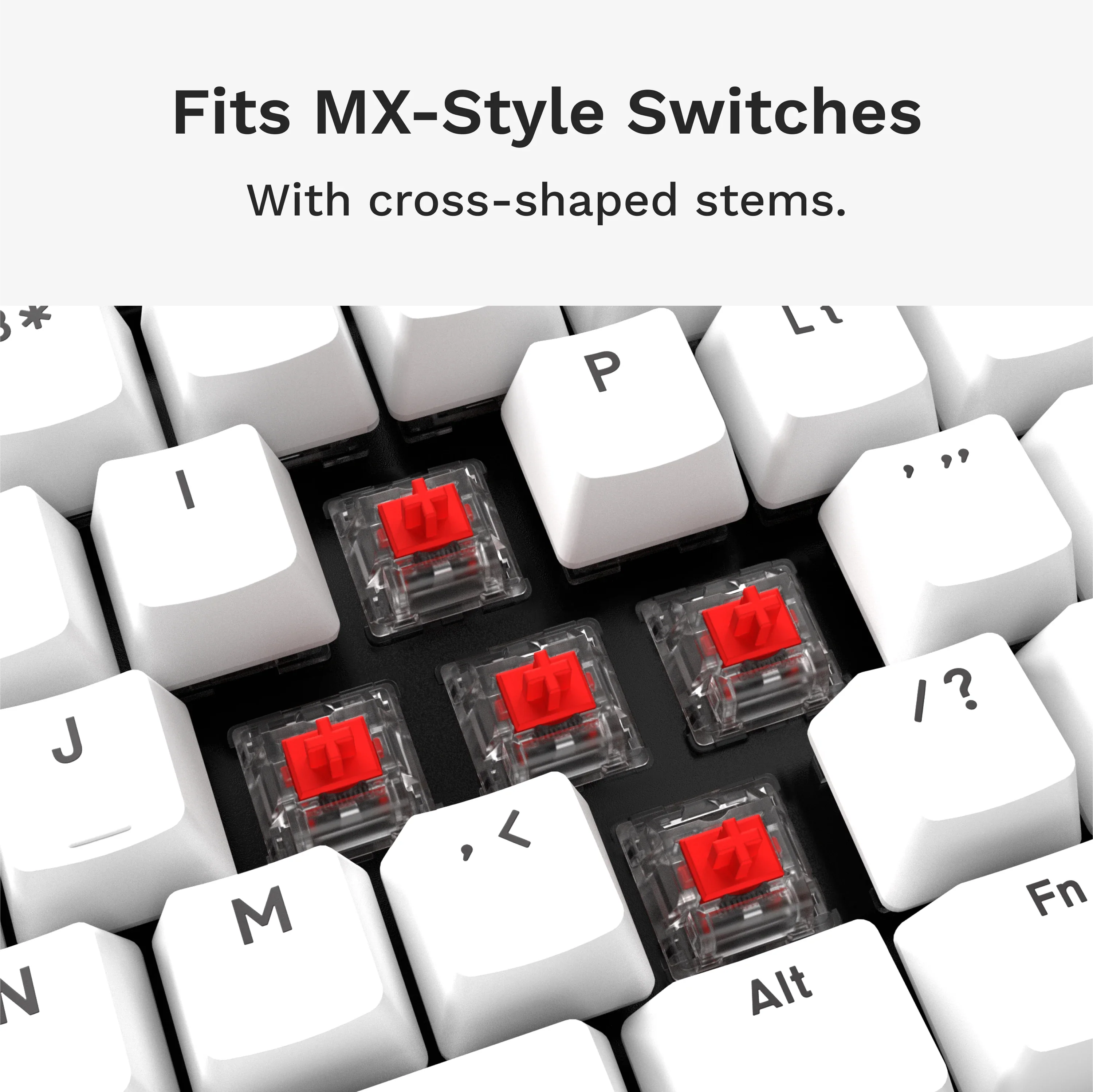 GPBT Classic White Basics Keycaps - Image 5