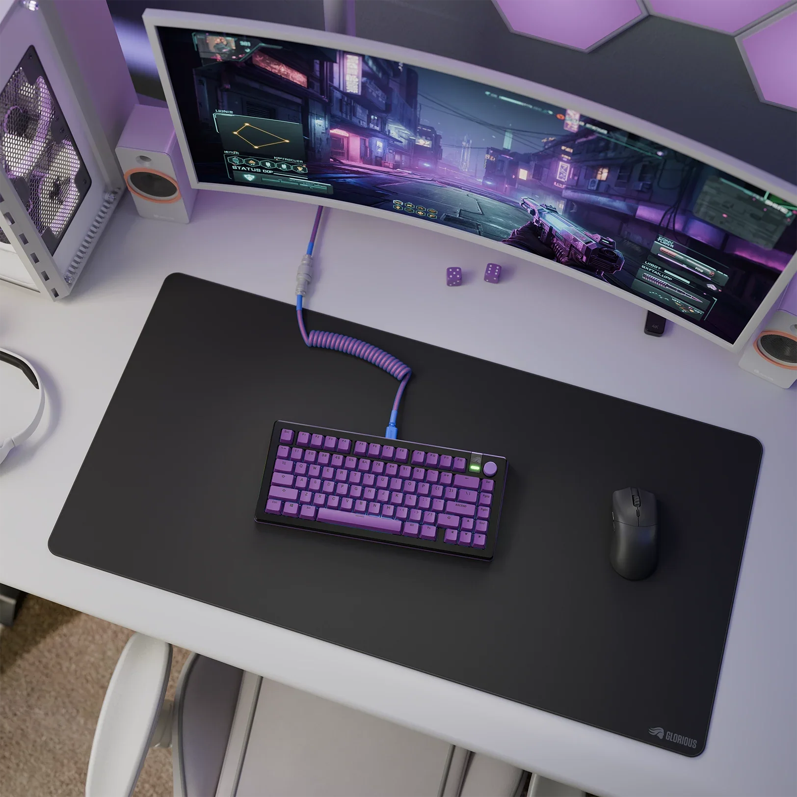 GPBT Epic Purple Basics Keycaps - Image 2