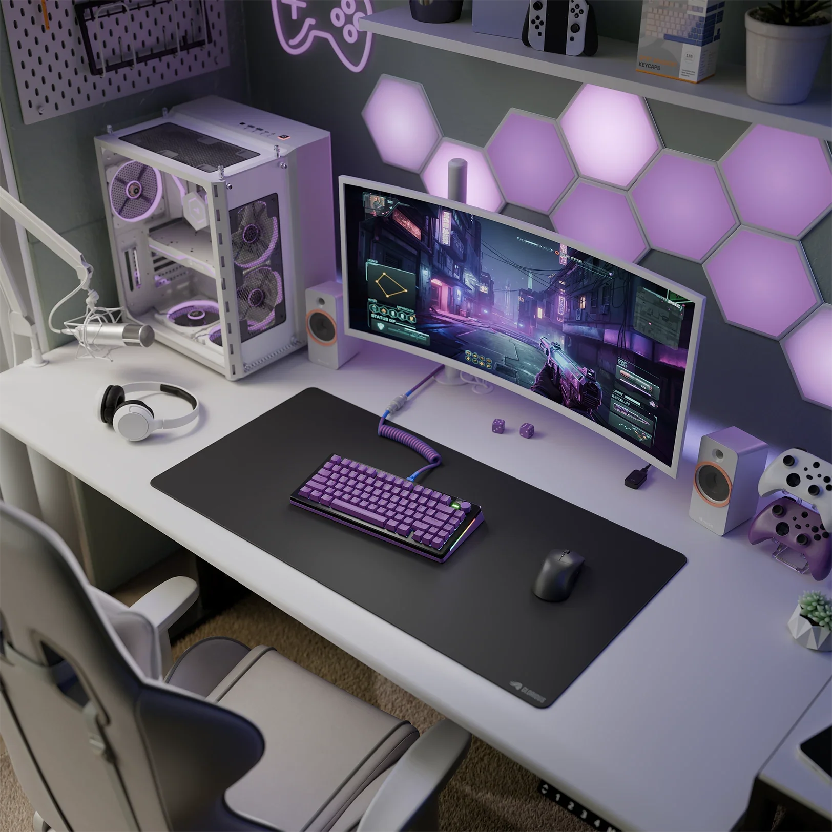 GPBT Epic Purple Basics Keycaps - Image 3