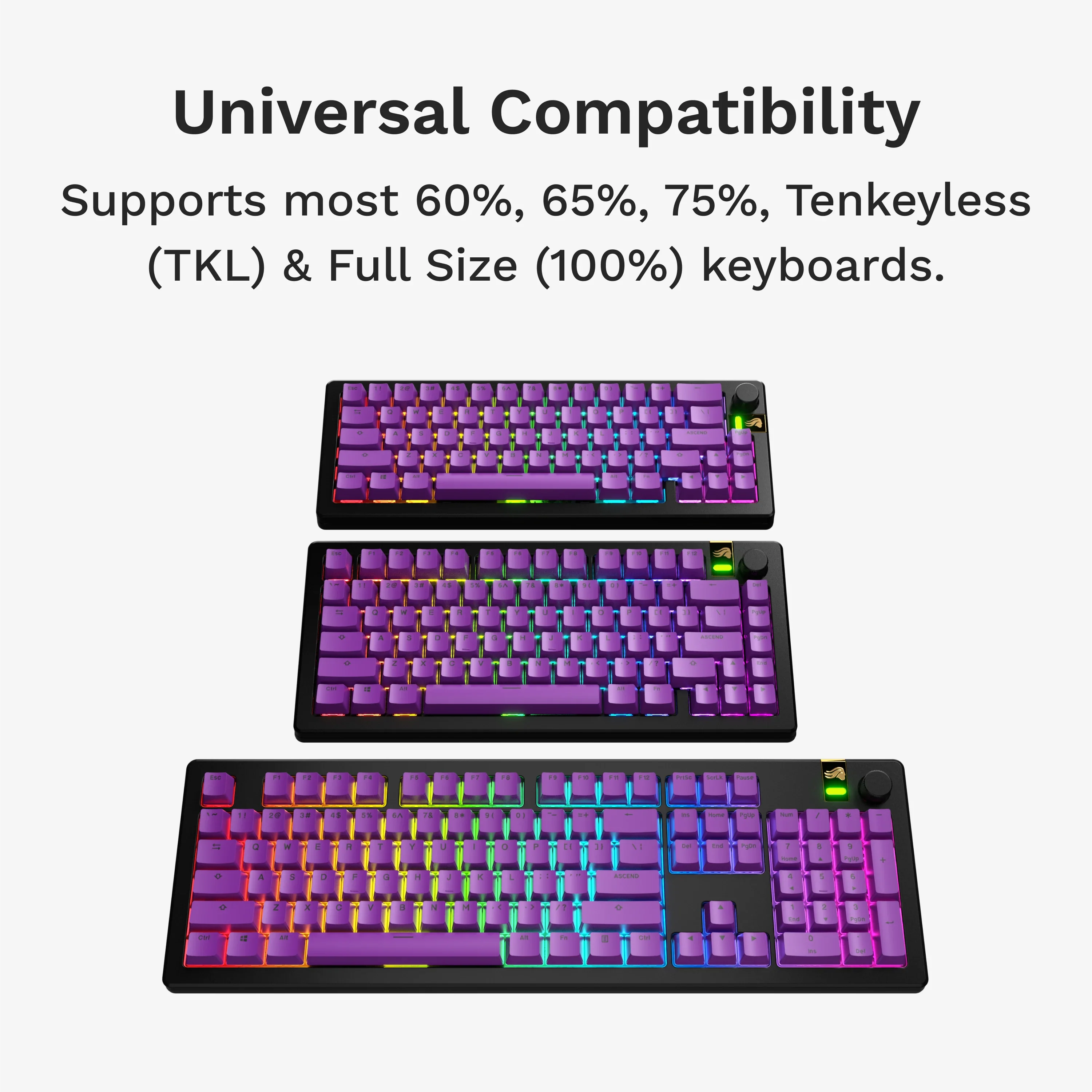 GPBT Epic Purple Basics Keycaps - Image 4