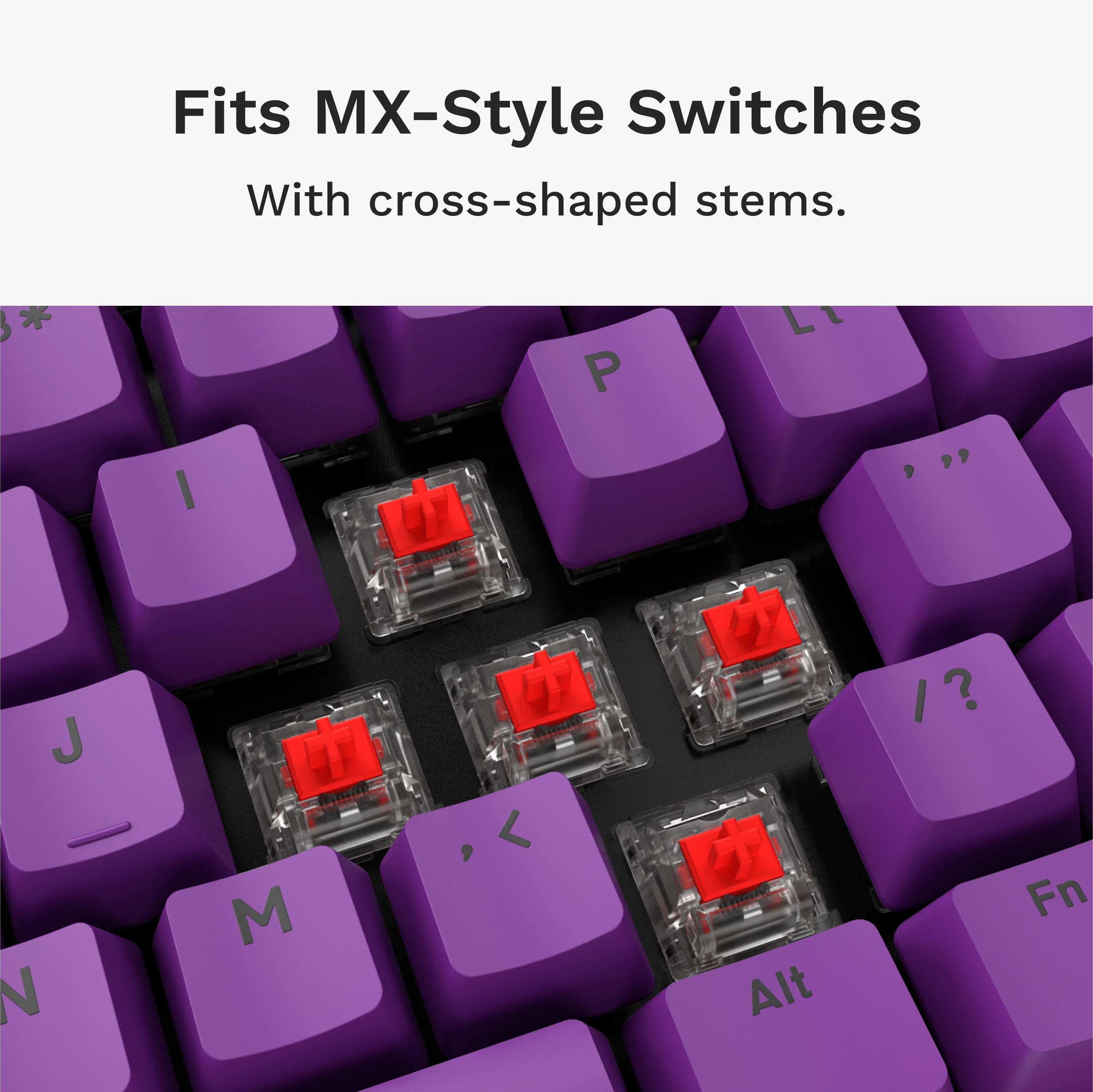 GPBT Epic Purple Basics Keycaps - Image 5