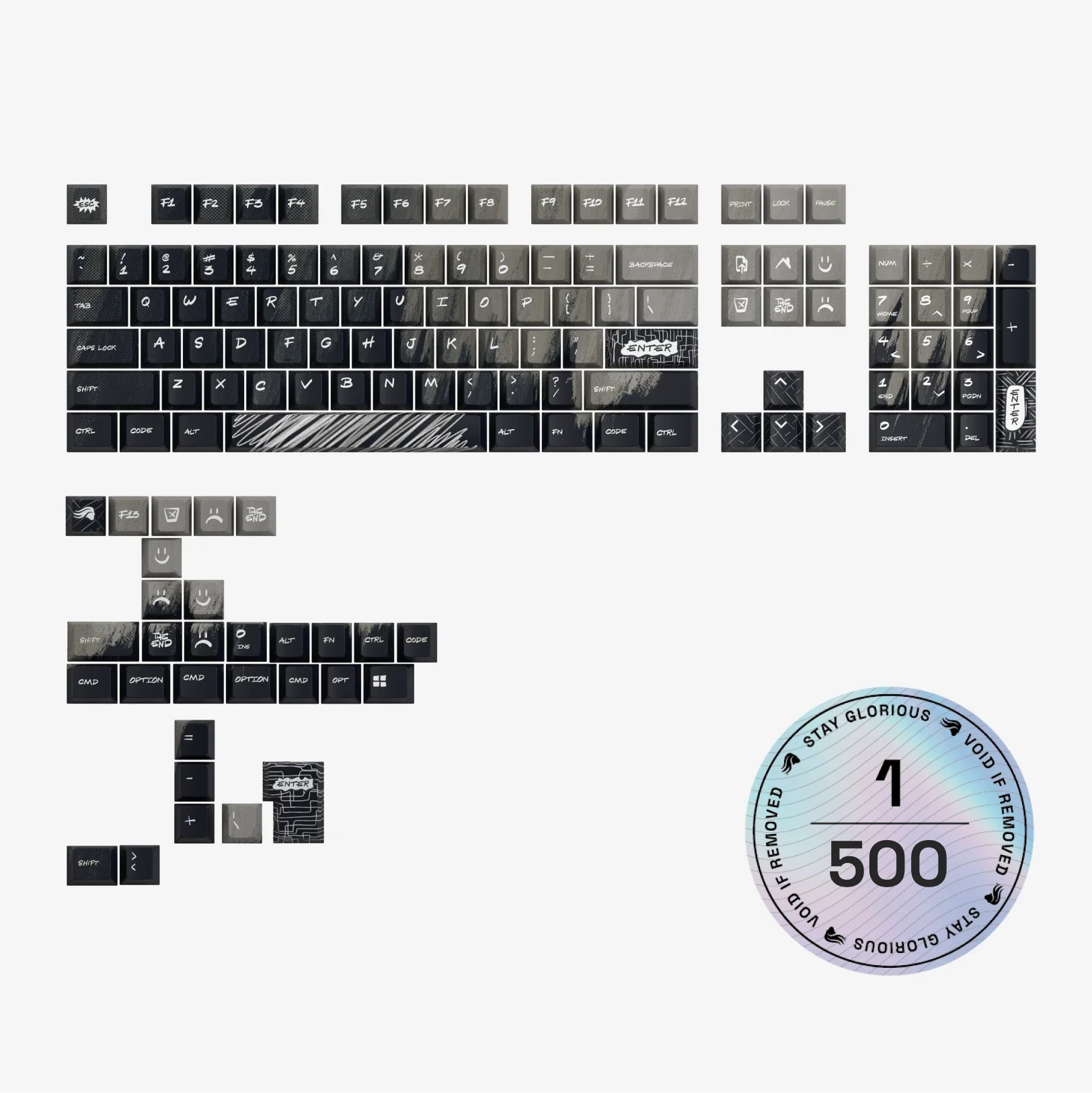 GPBT Ink Noir Keycaps - Image 5