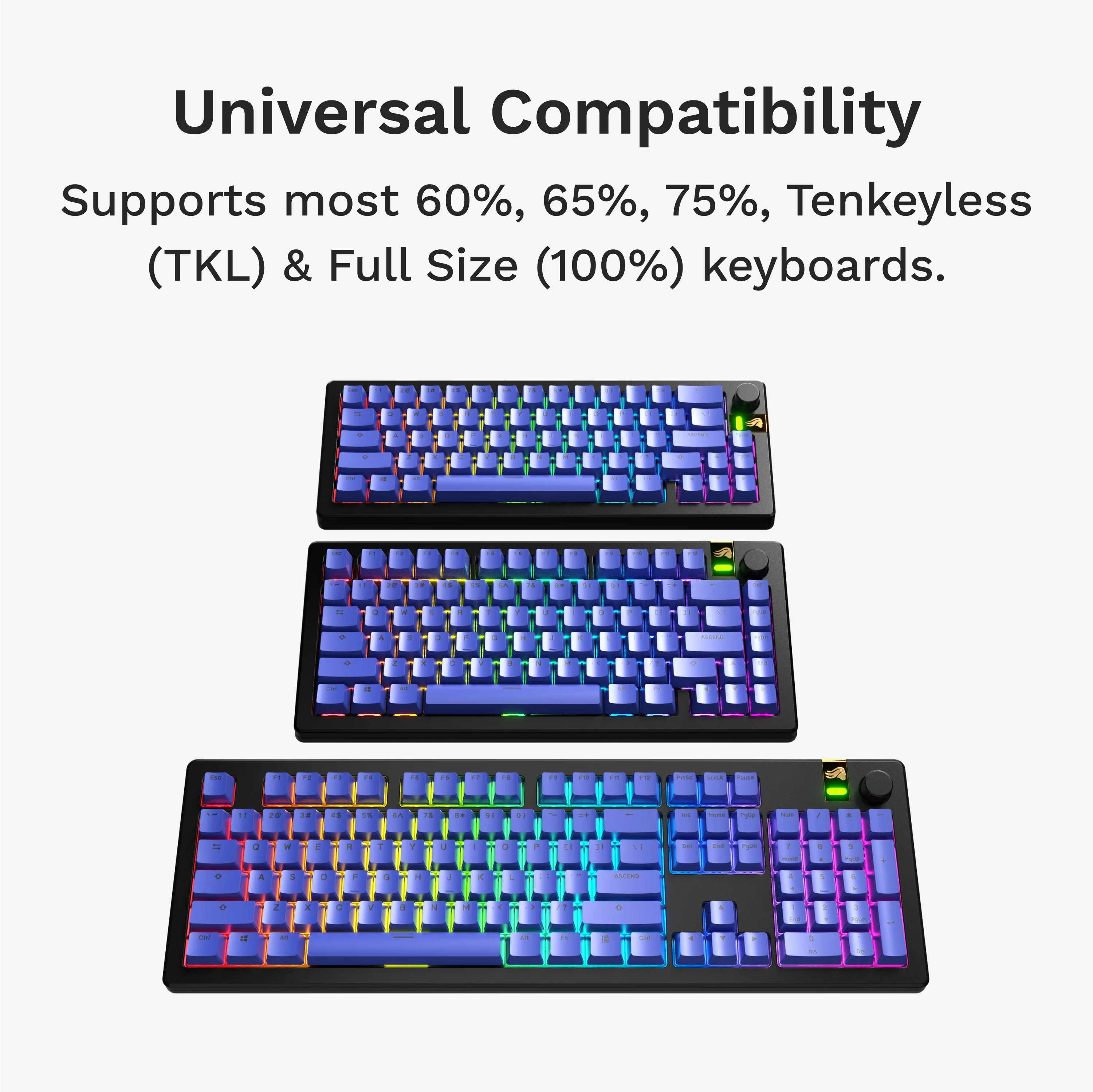 GPBT Mana Blue Basics Keycaps - Image 4