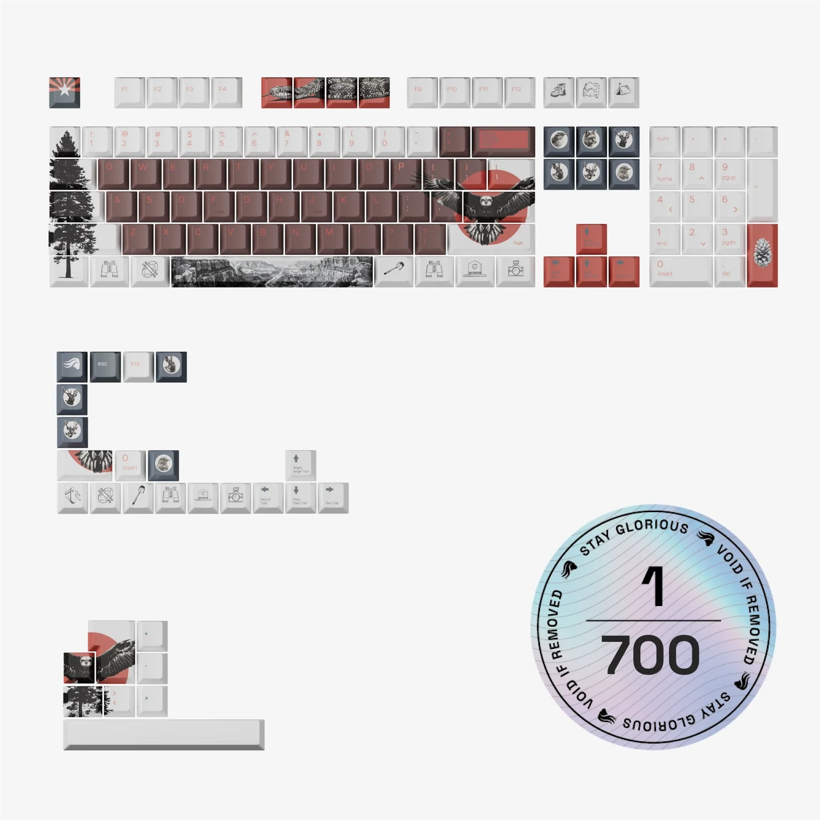 NPCA + Glorious GPBT National Parks Collection Keycaps - Image 14