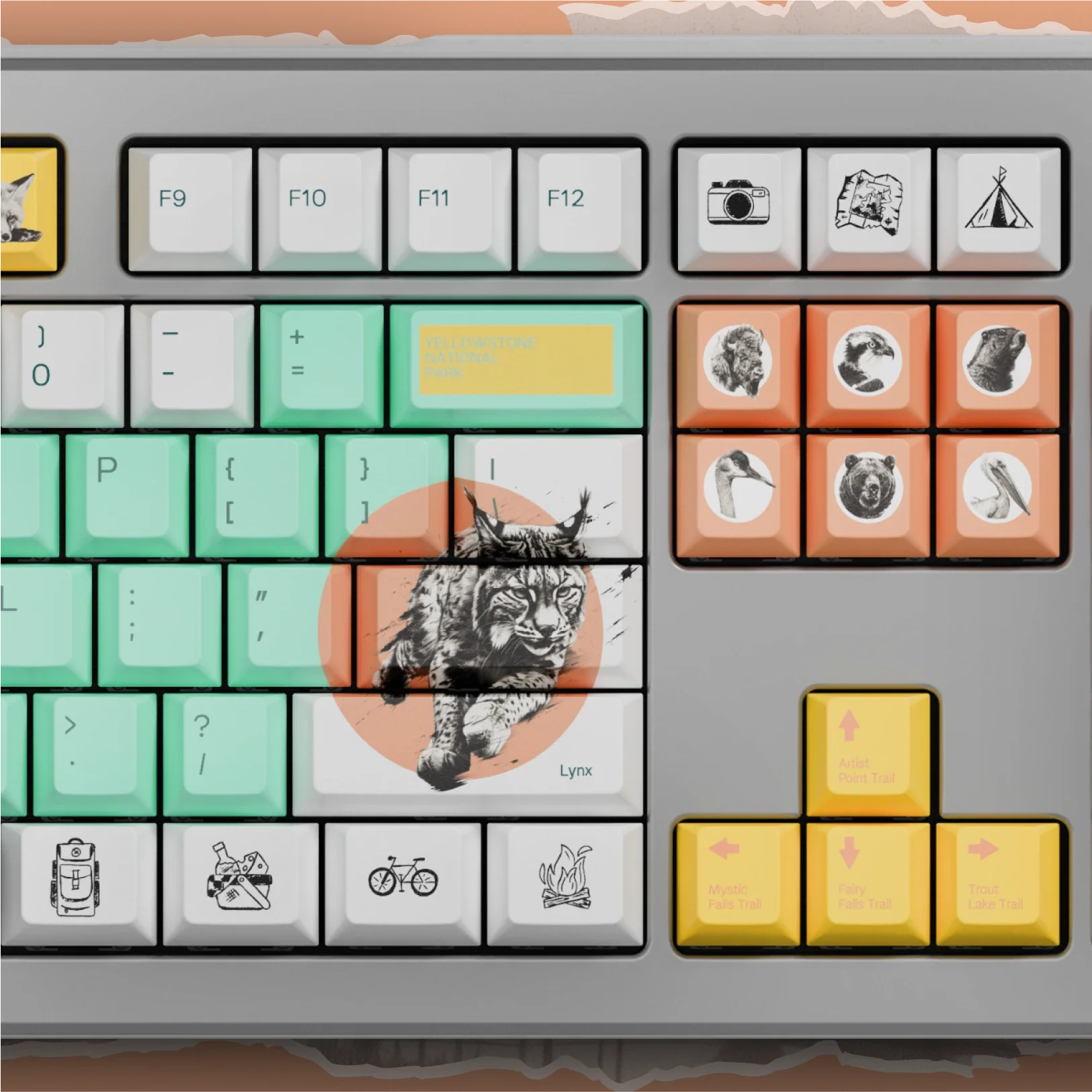 NPCA + Glorious GPBT National Parks Collection Keycaps - Image 20
