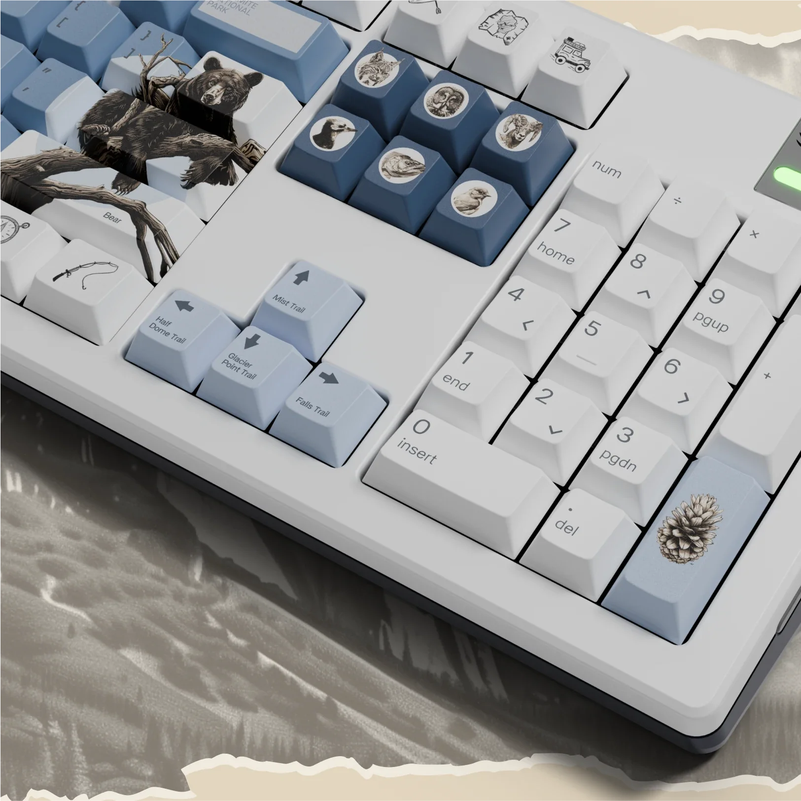 NPCA + Glorious GPBT National Parks Collection Keycaps - Image 3