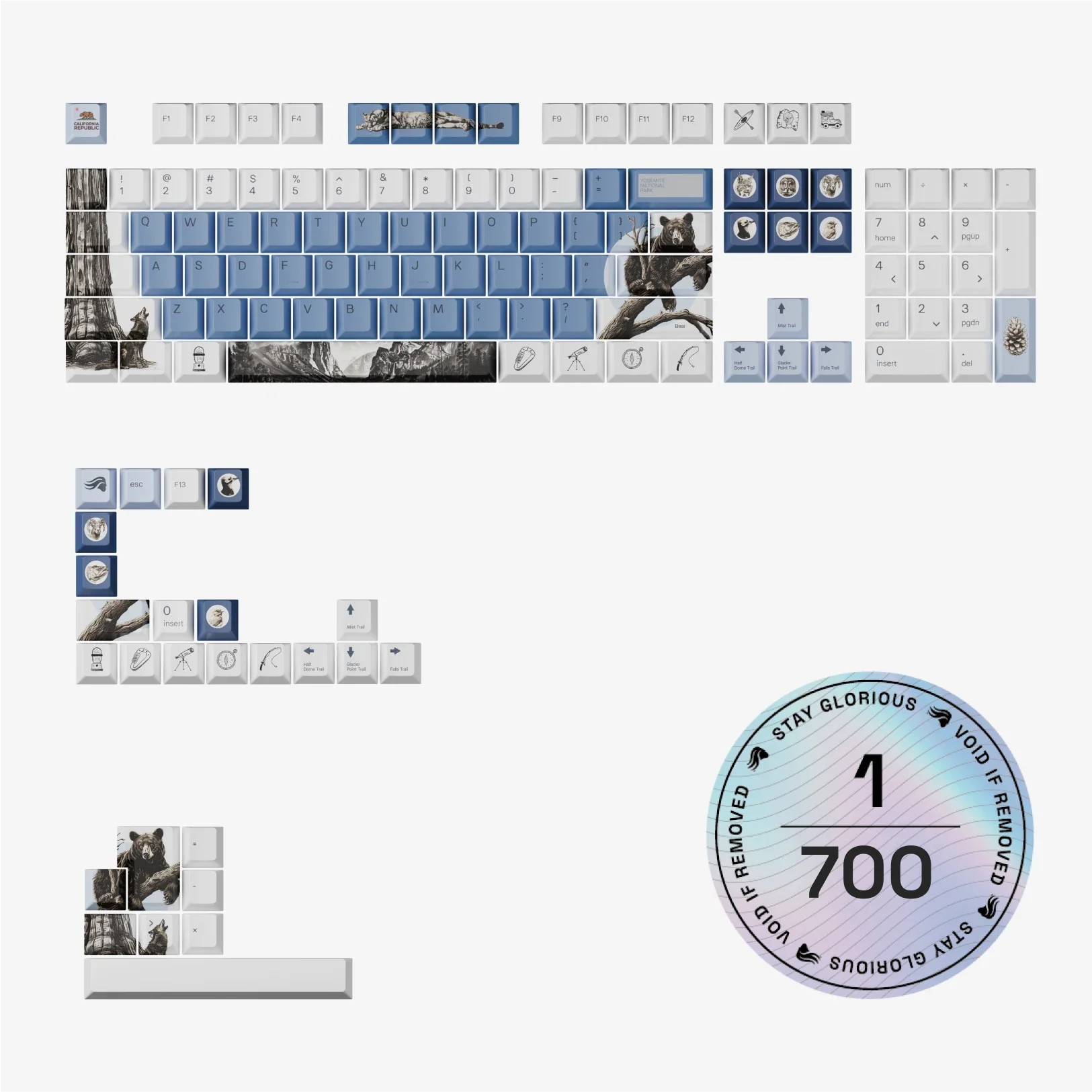 NPCA + Glorious GPBT National Parks Collection Keycaps - Image 6