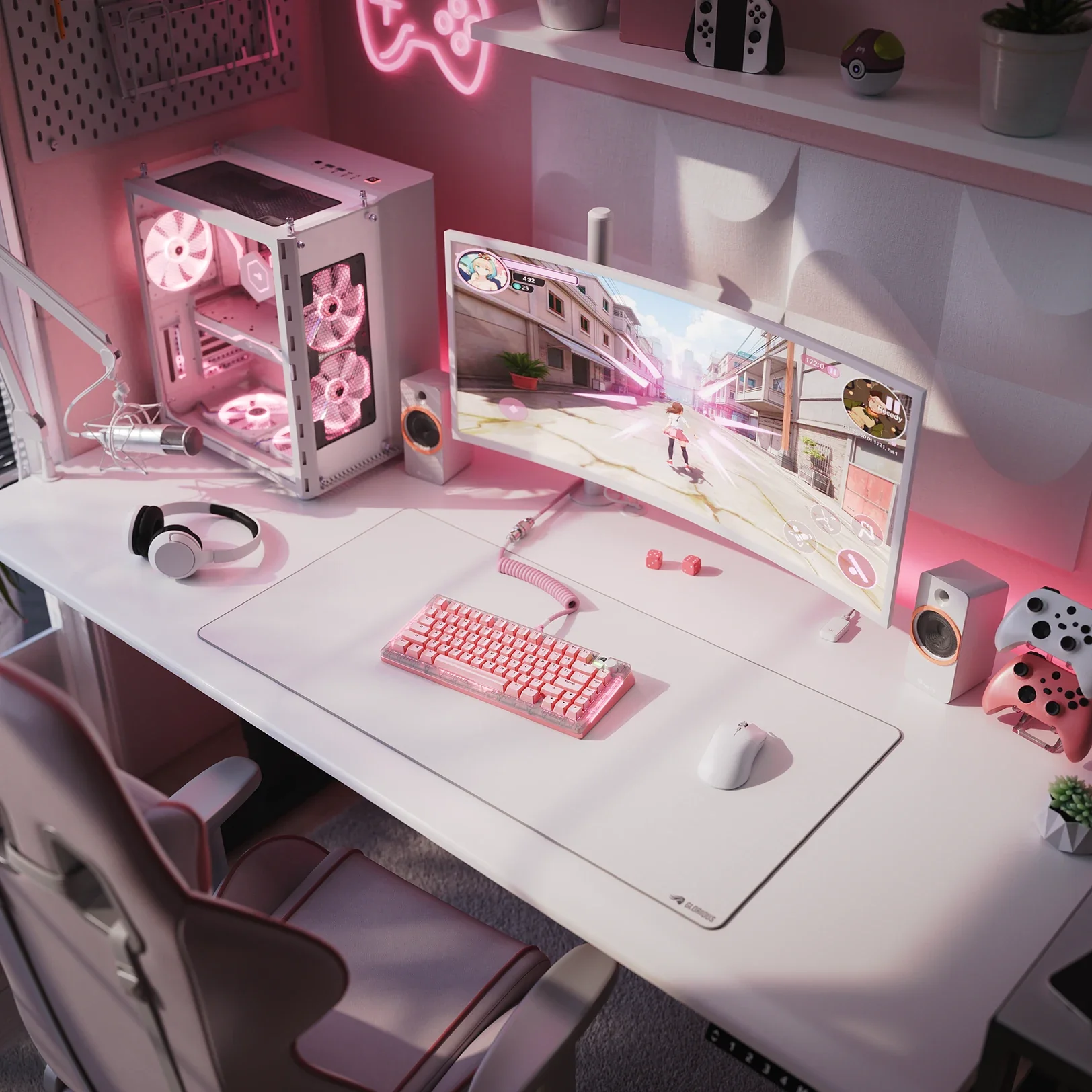 GPBT Potion Pink Basics Keycaps - Image 3