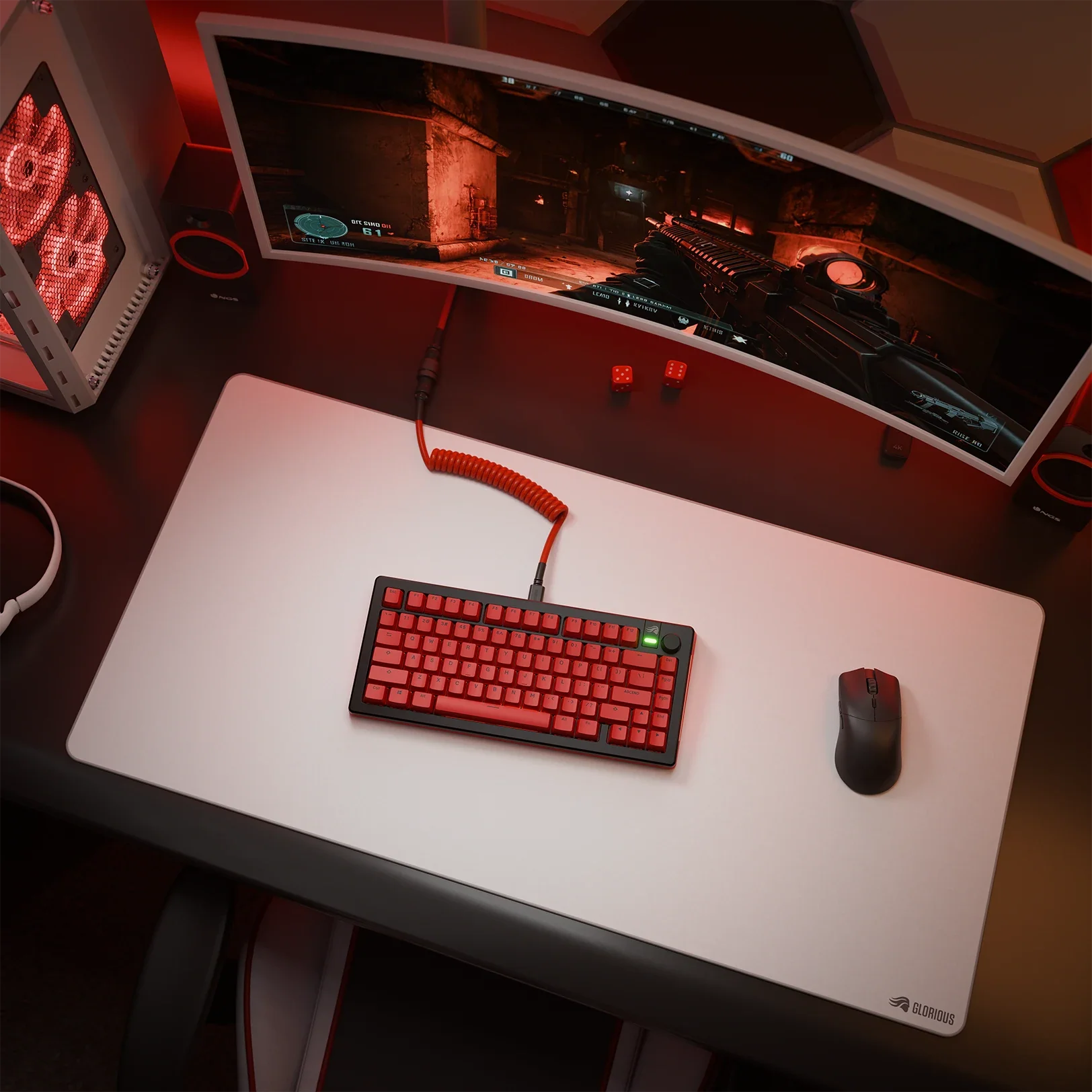 GPBT Revive Red Basics Keycaps - Image 2