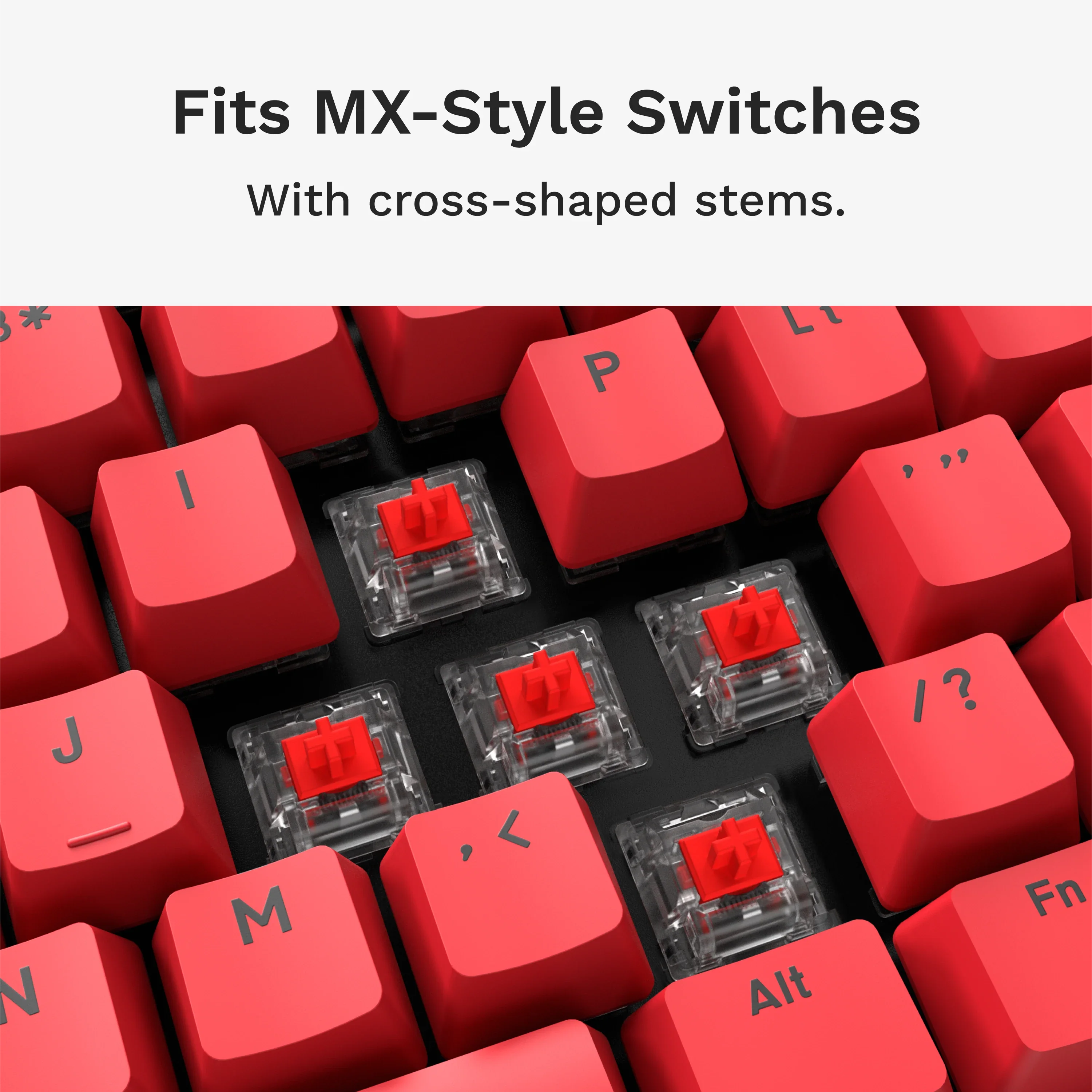 GPBT Revive Red Basics Keycaps - Image 5