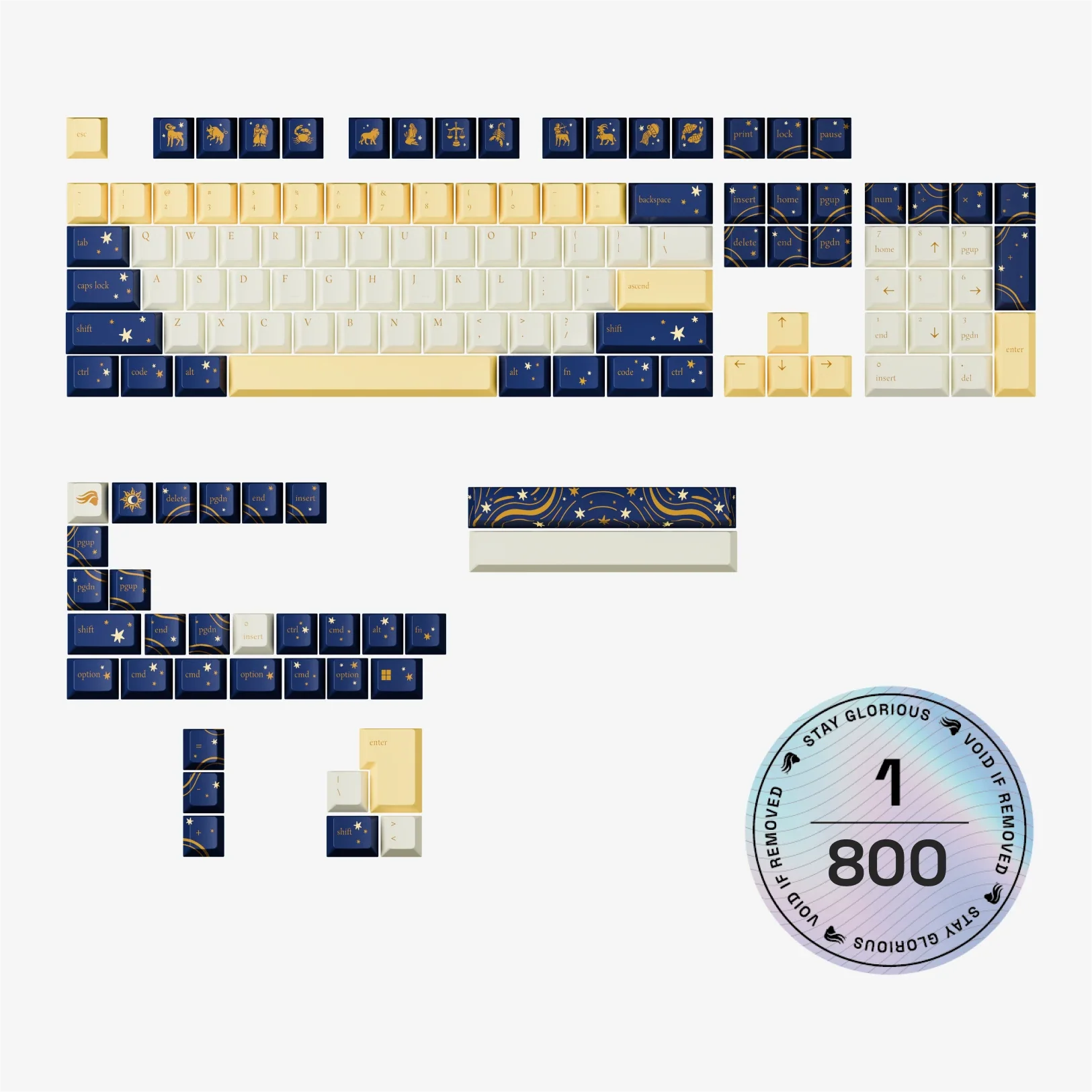 GPBT Star Sign Keycaps - Image 4