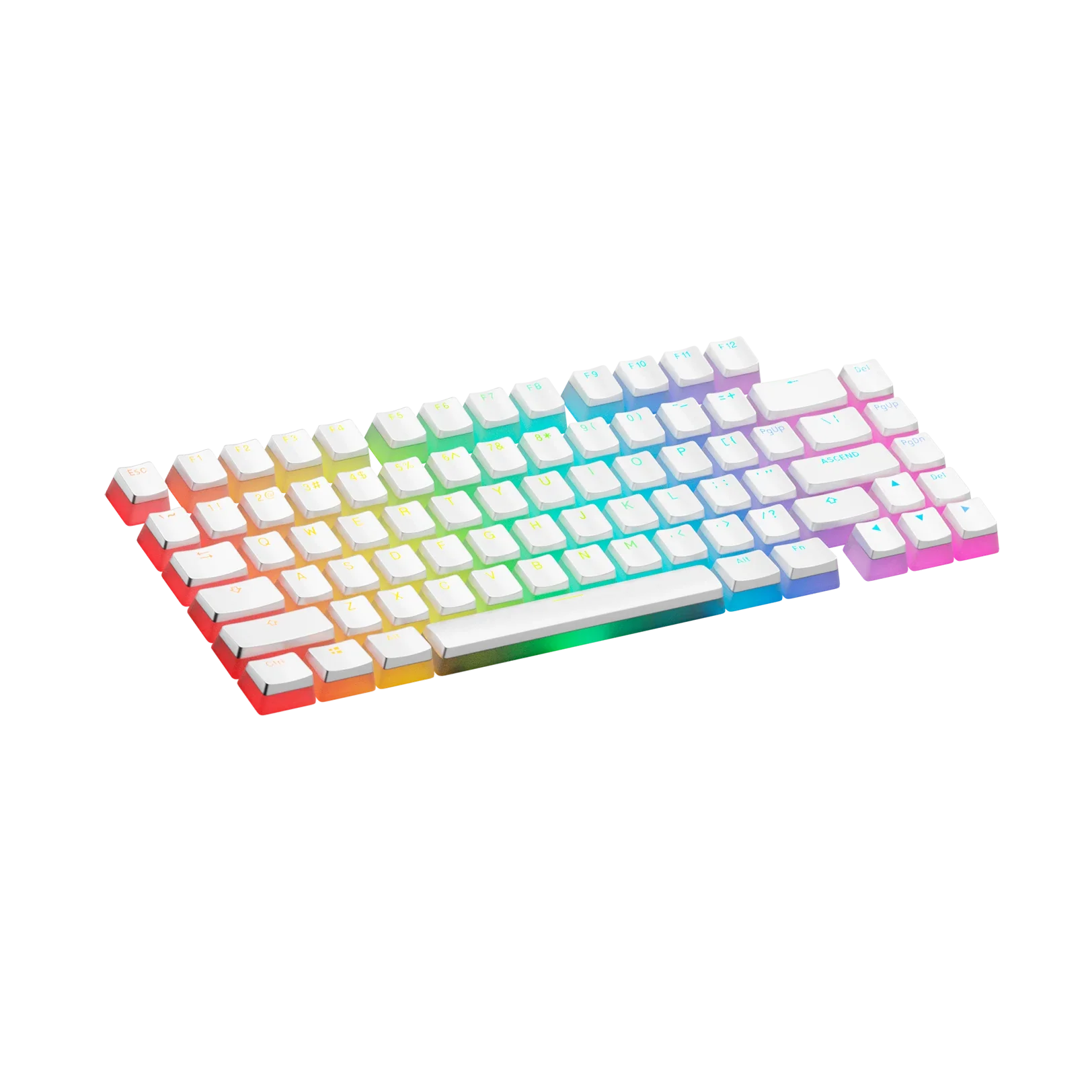 Keycaps Aura V3 White US - Image 11
