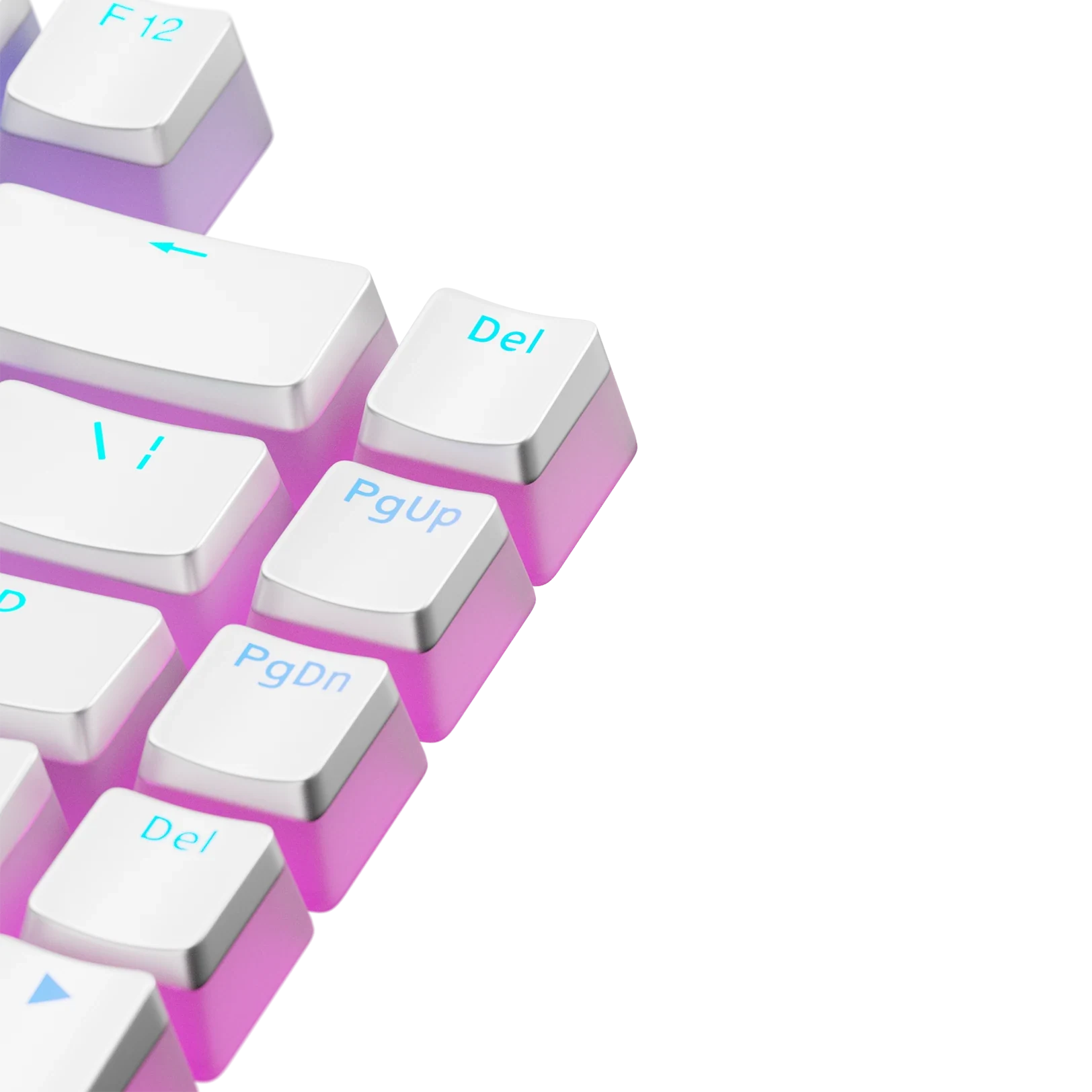 Keycaps Aura V3 White US - Image 14