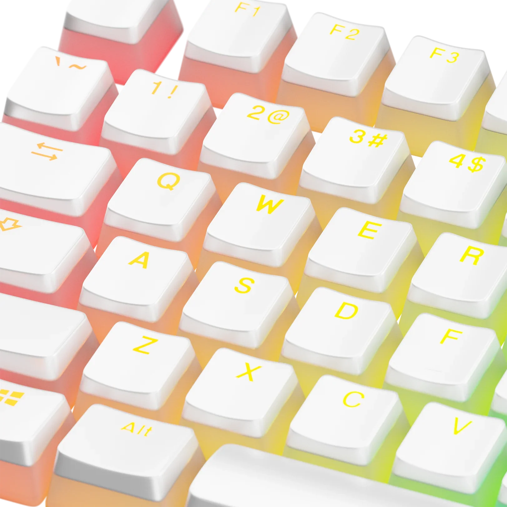 Keycaps Aura V3 White US - Image 15