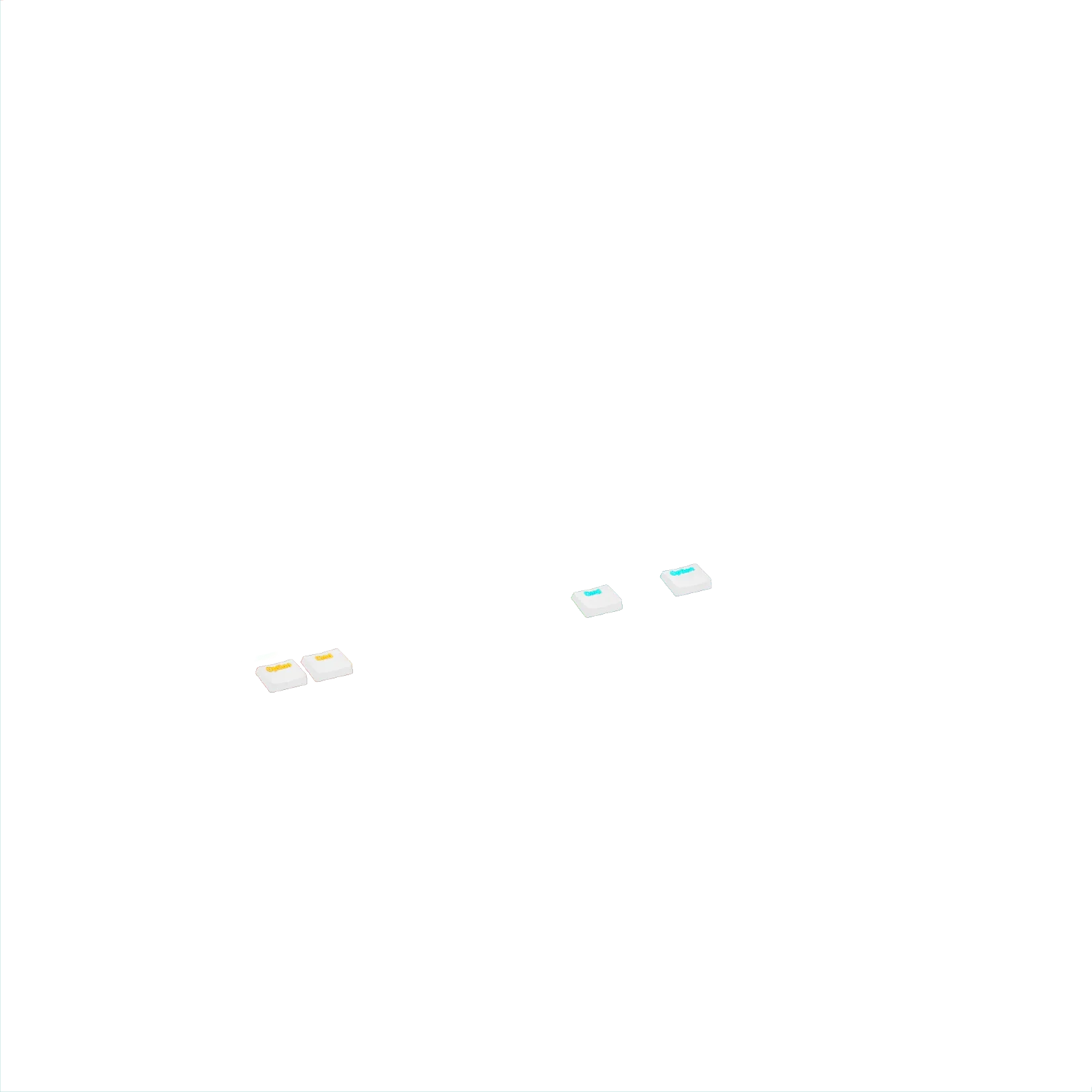 Keycaps Aura V3 White US - Image 20