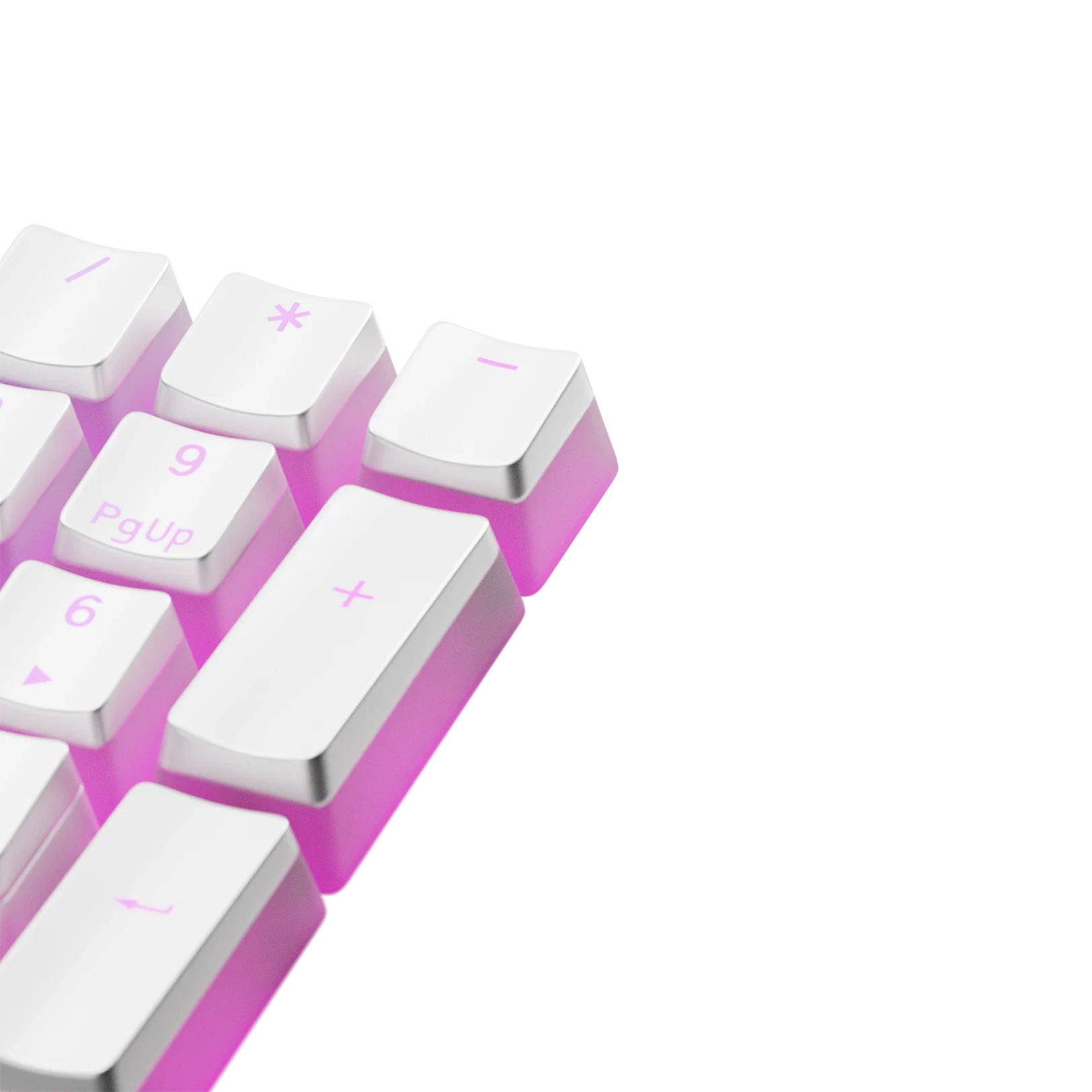 Keycaps Aura V3 White US - Image 9