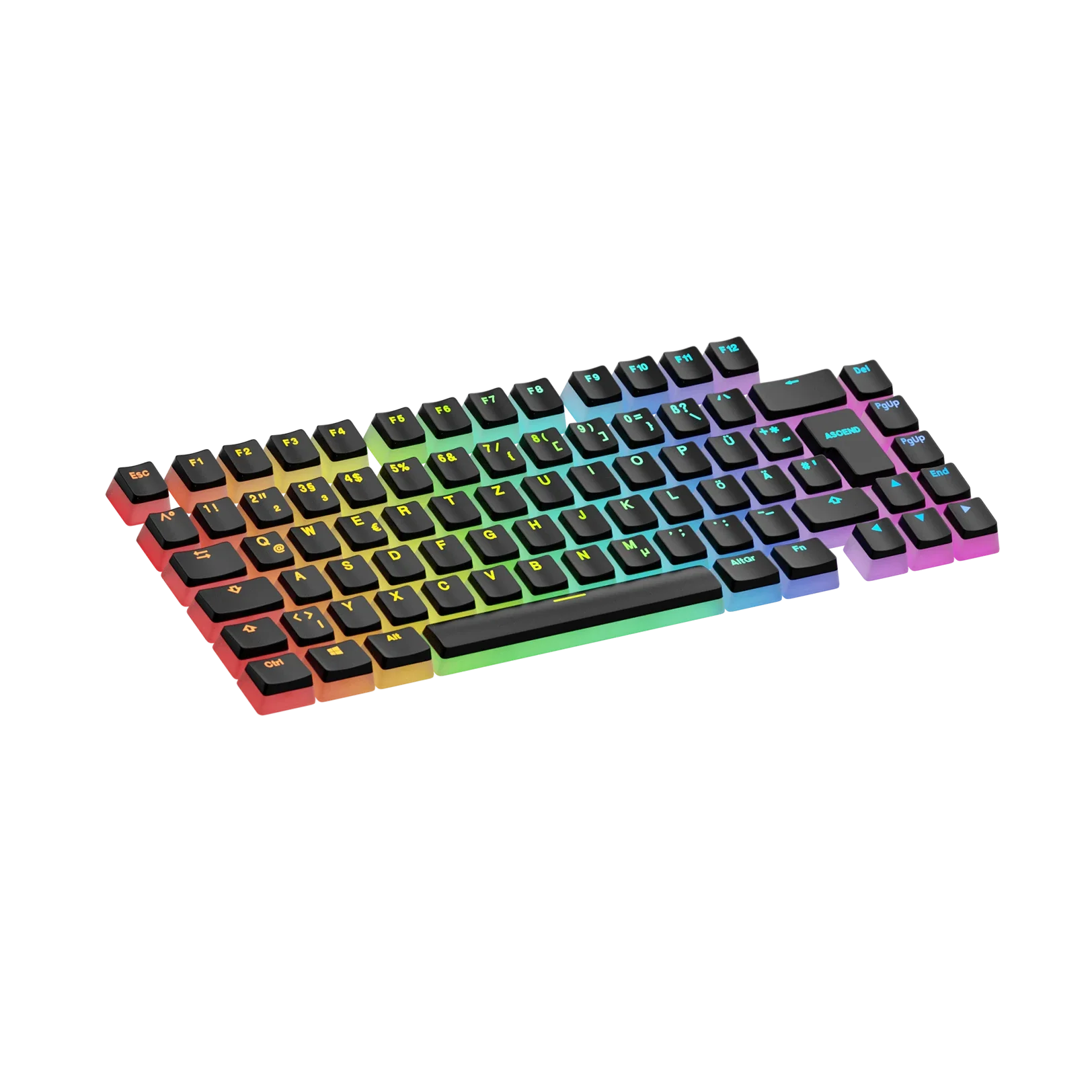 Keycaps Aura V3 Black DE - Image 12