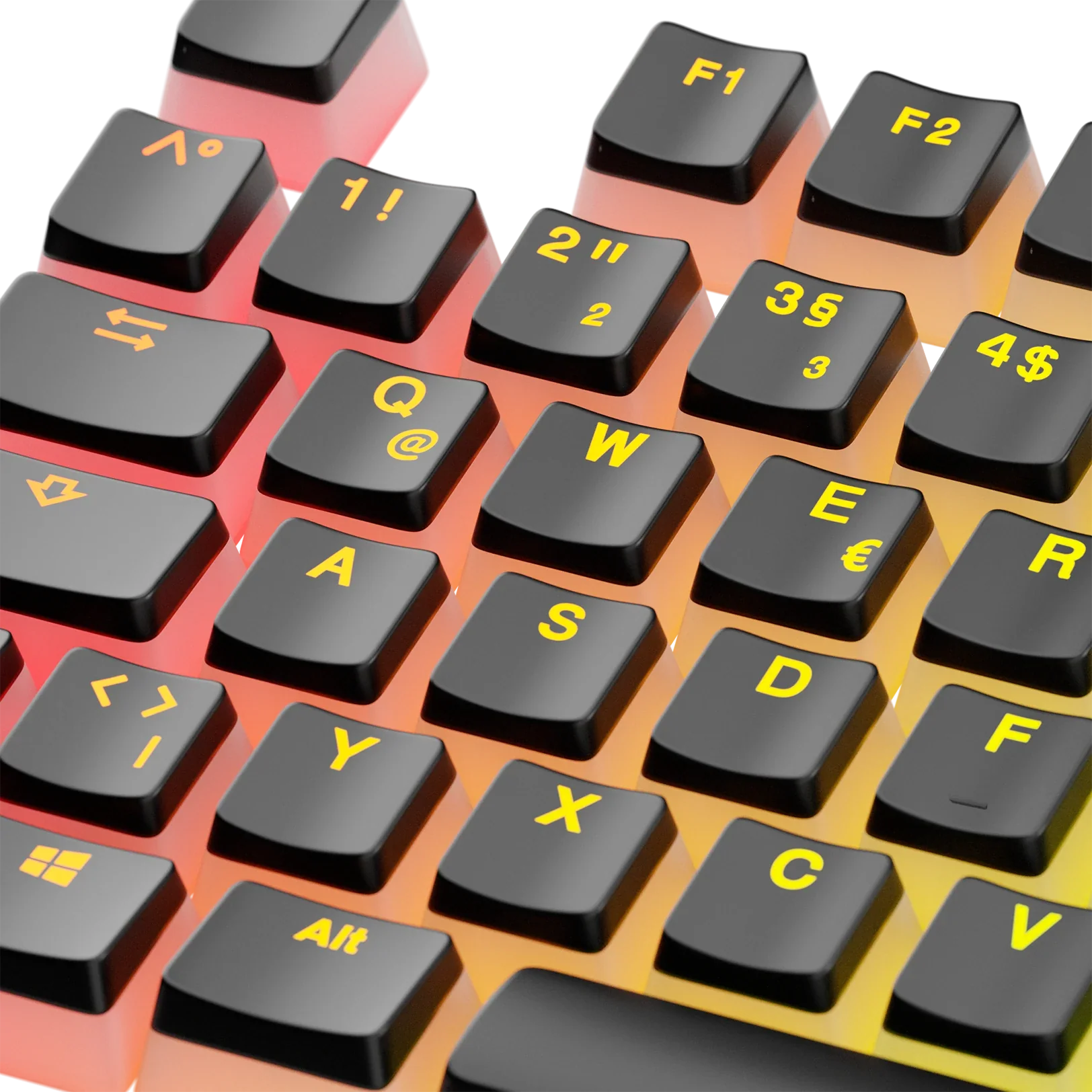 Keycaps Aura V3 Black DE - Image 6