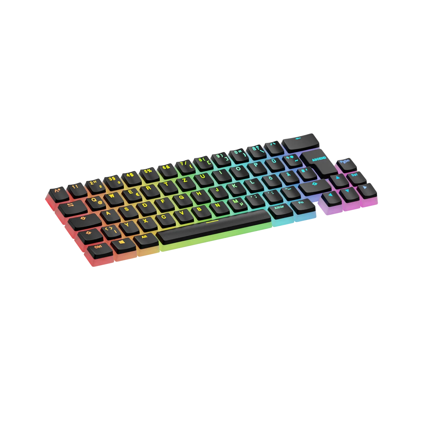 Keycaps Aura V3 Black DE - Image 7