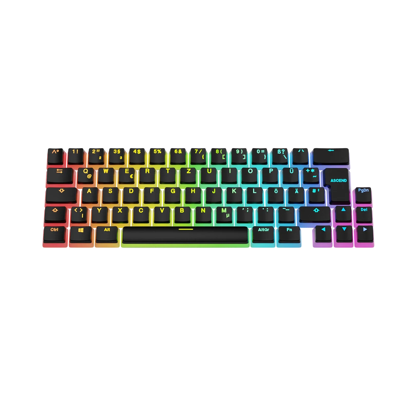 Keycaps Aura V3 Black DE - Image 8