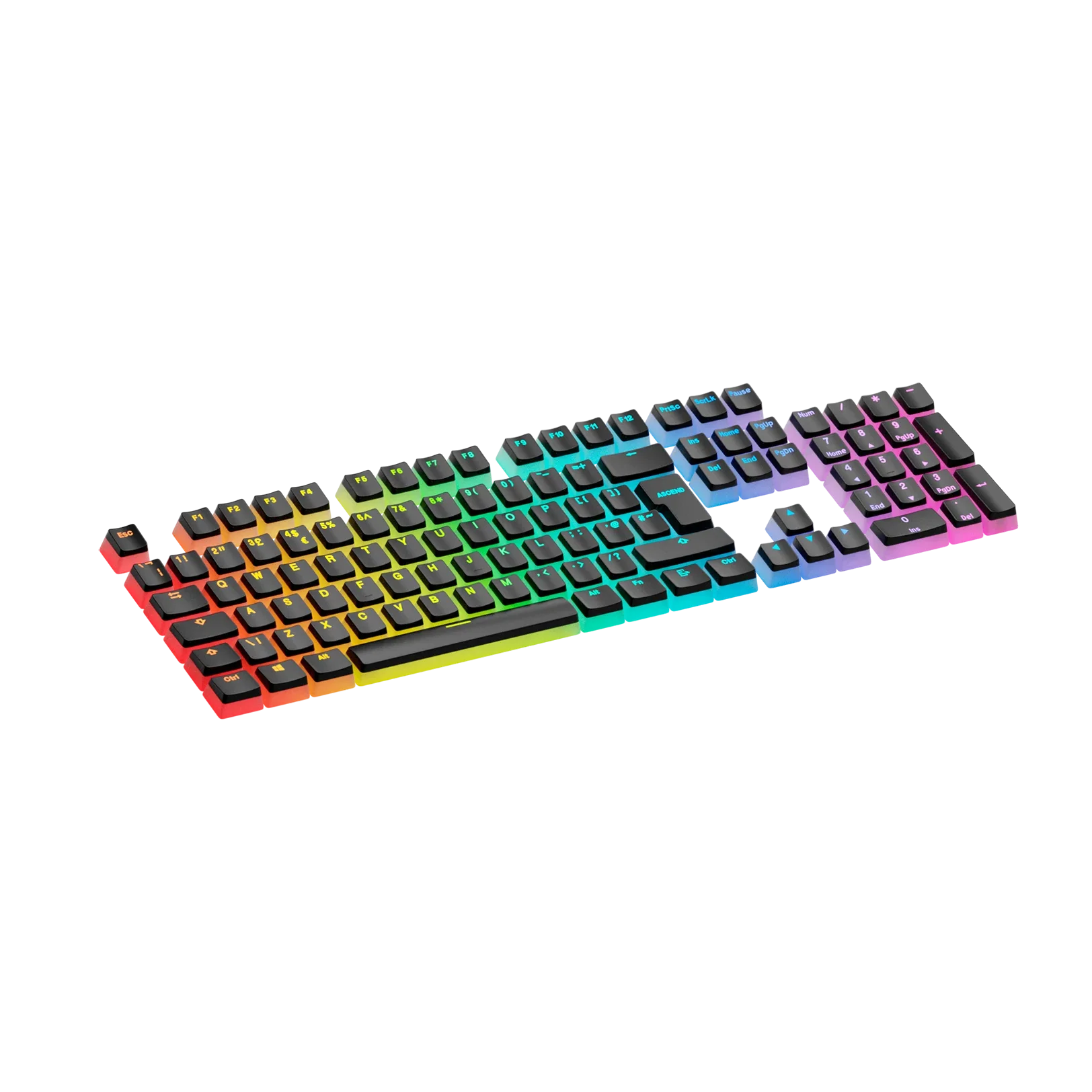 Keycaps Aura V3 Black UK