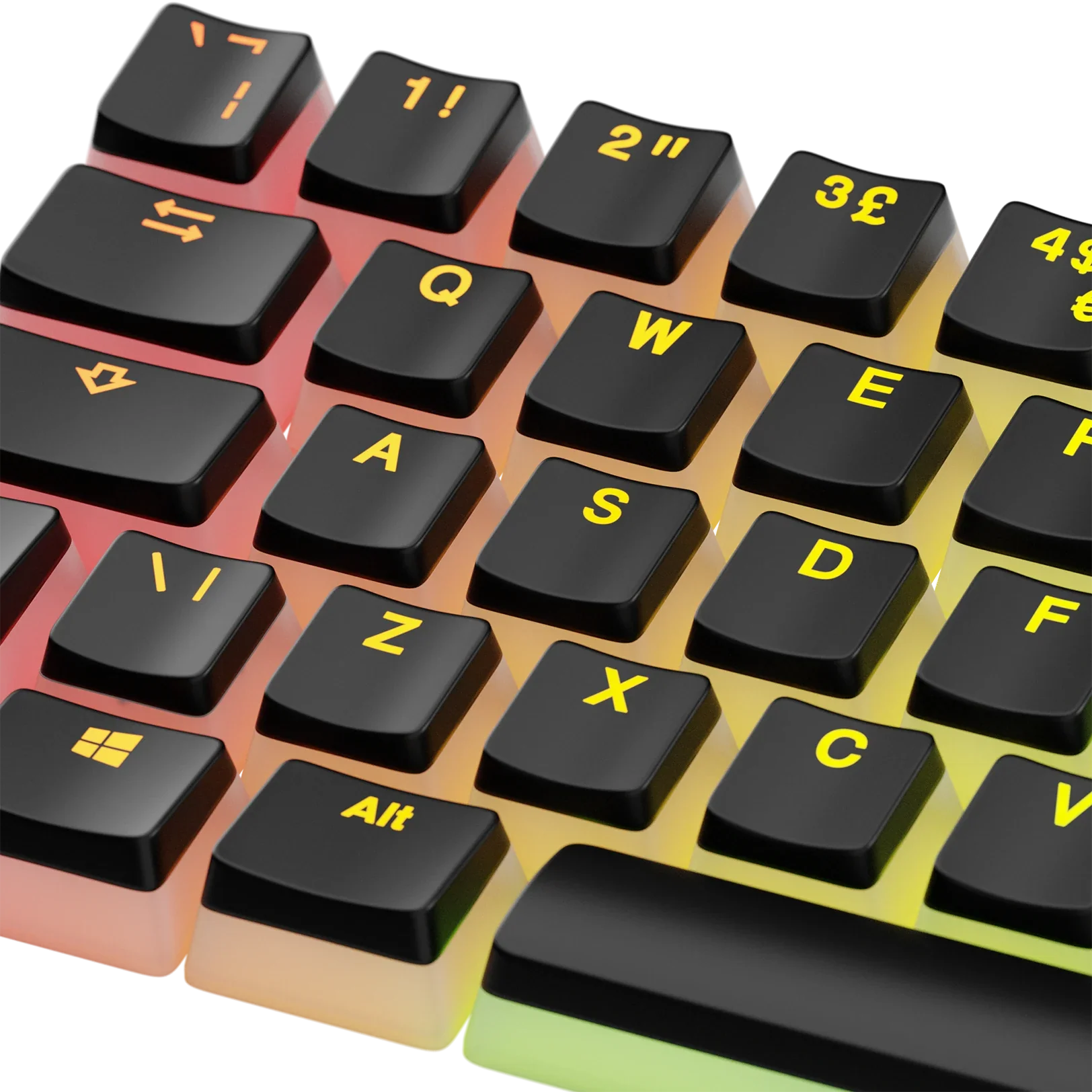 Keycaps Aura V3 Black UK - Image 10
