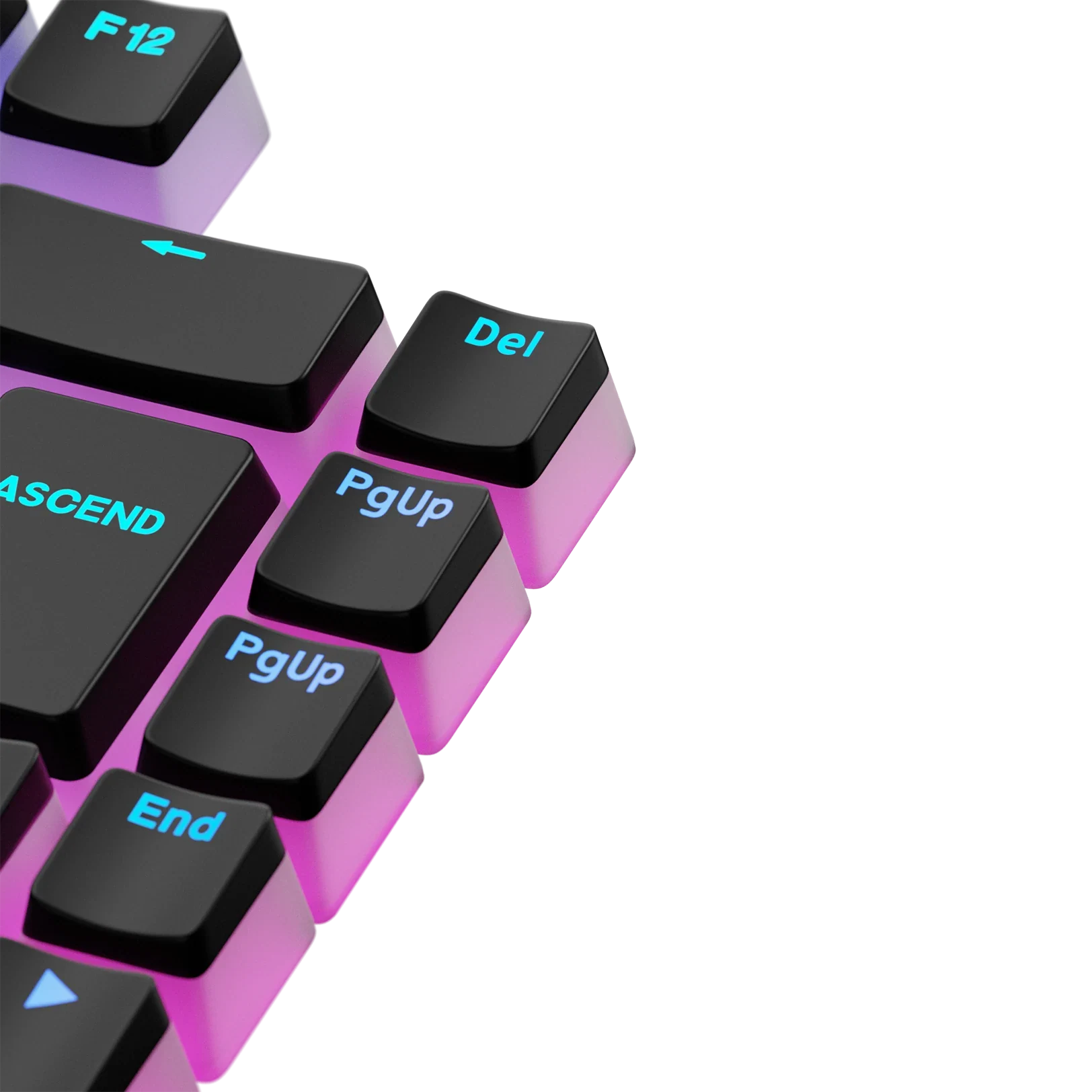 Keycaps Aura V3 Black UK - Image 14