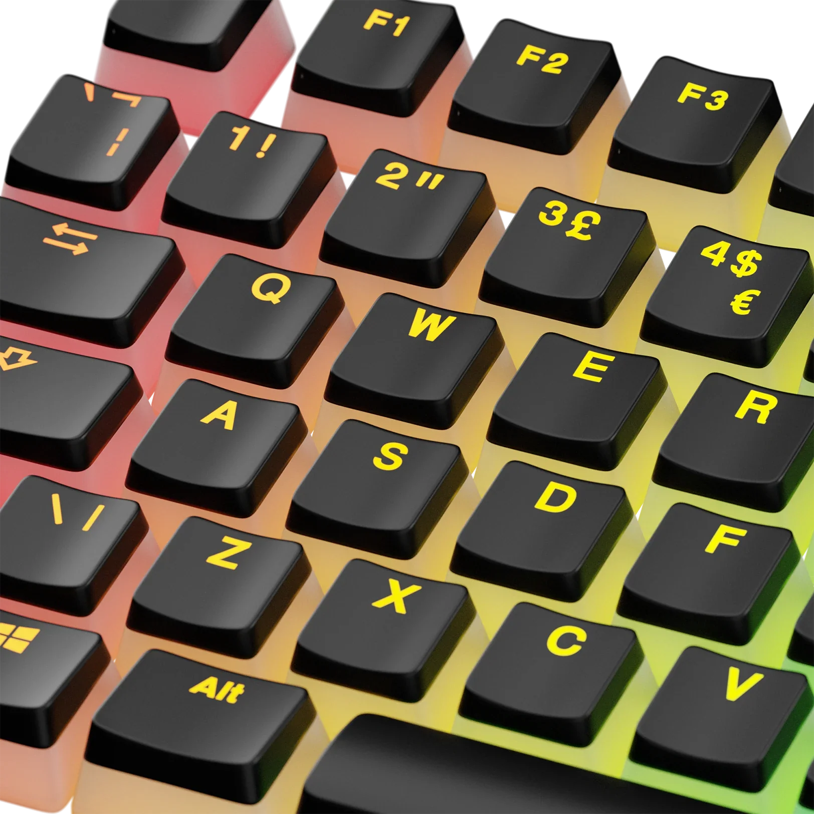 Keycaps Aura V3 Black UK - Image 15