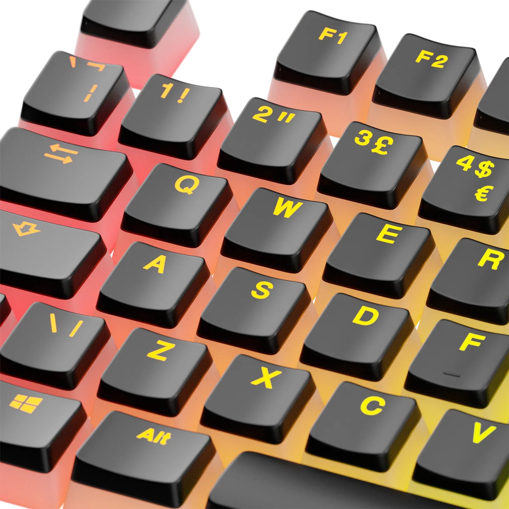 Keycaps Aura V3 Black UK - Image 5