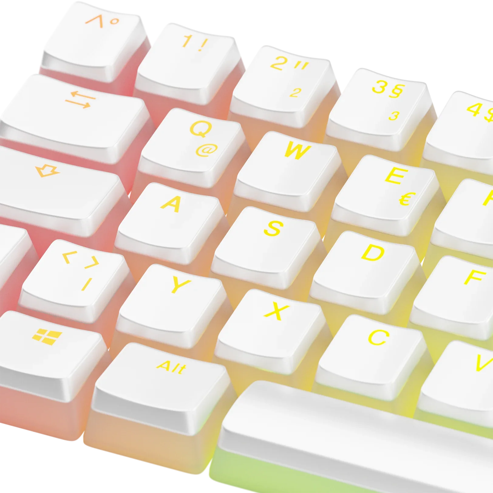 Keycaps Aura V3 White DE - Image 10