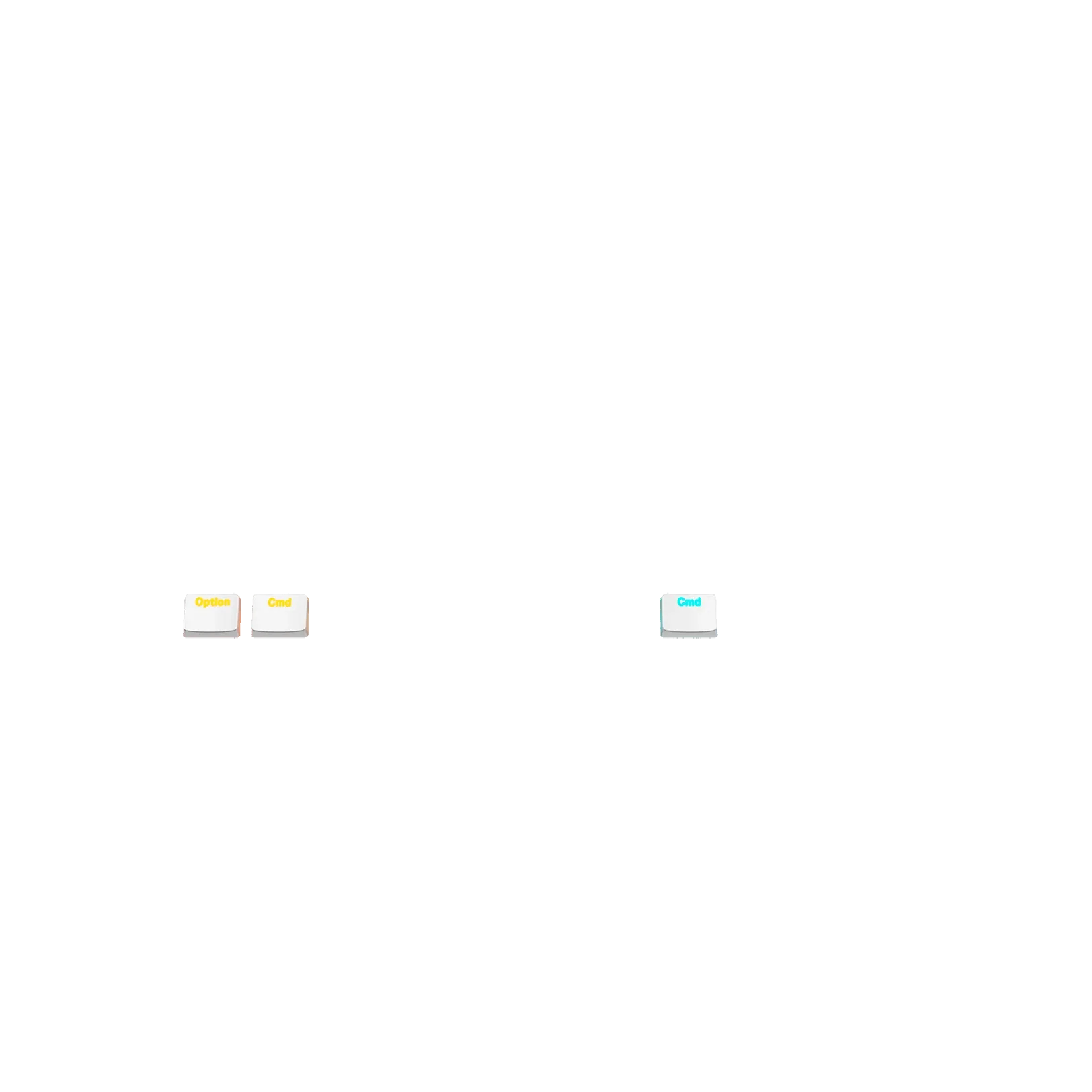 Keycaps Aura V3 White DE - Image 17