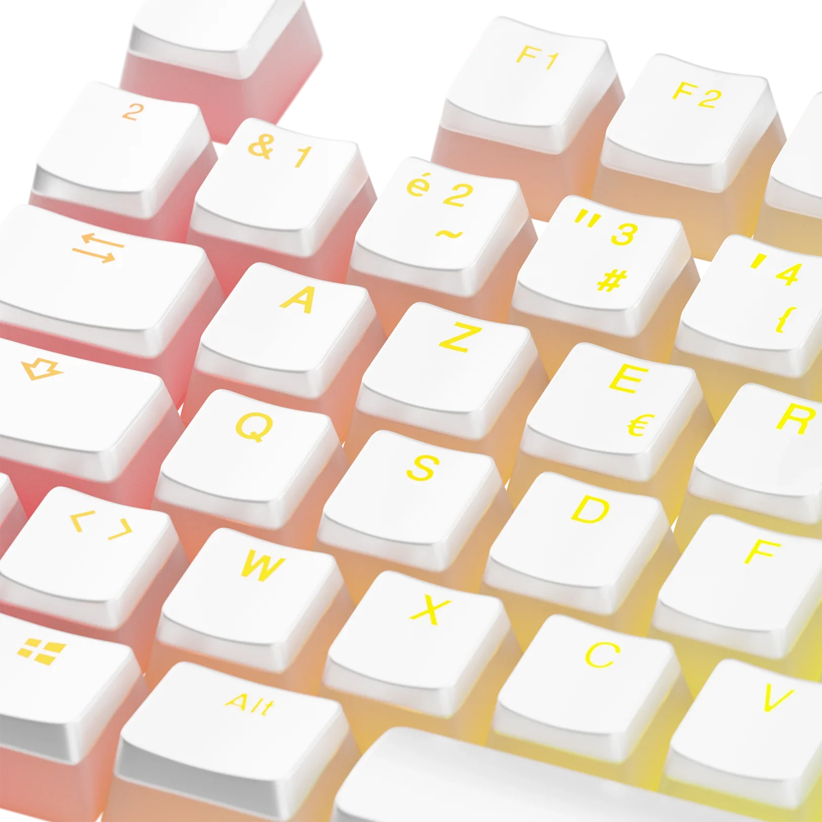 Keycaps Aura V3 White FR - Image 5