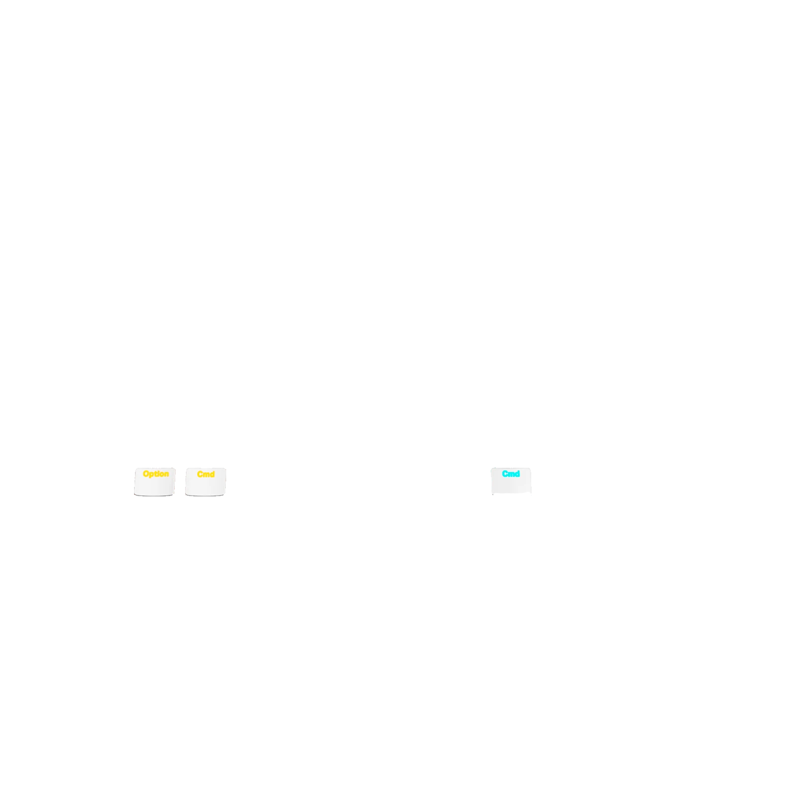 Keycaps Aura V3 White ND - Image 20