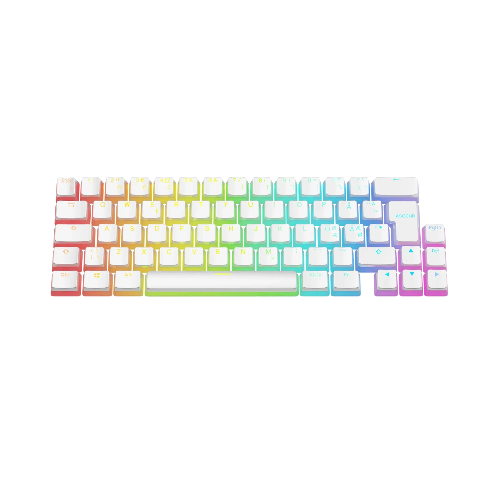 Keycaps Aura V3 White ND - Image 7