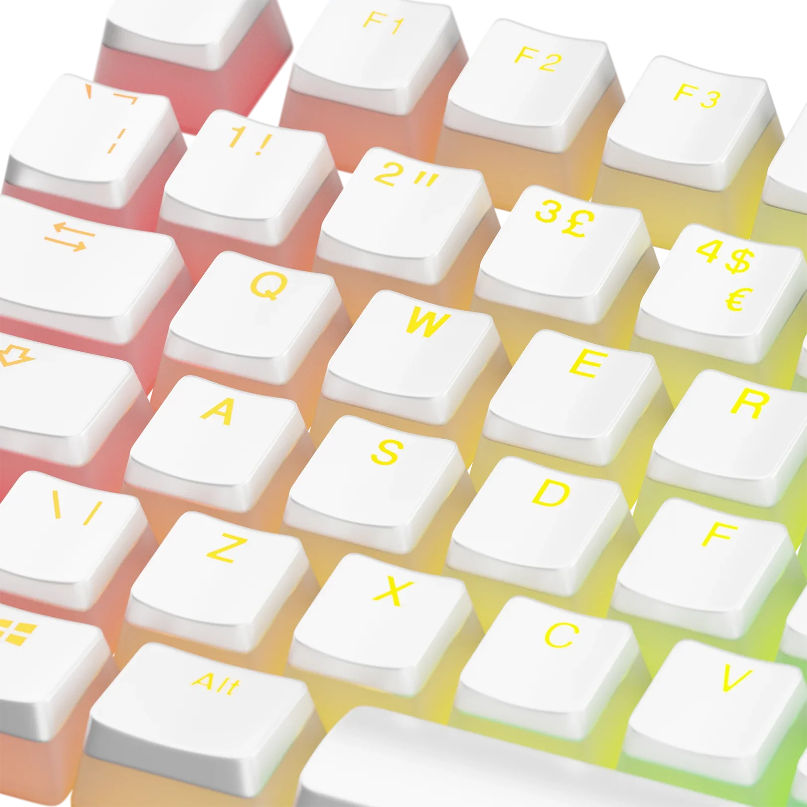 Keycaps Aura V3 White UK - Image 15